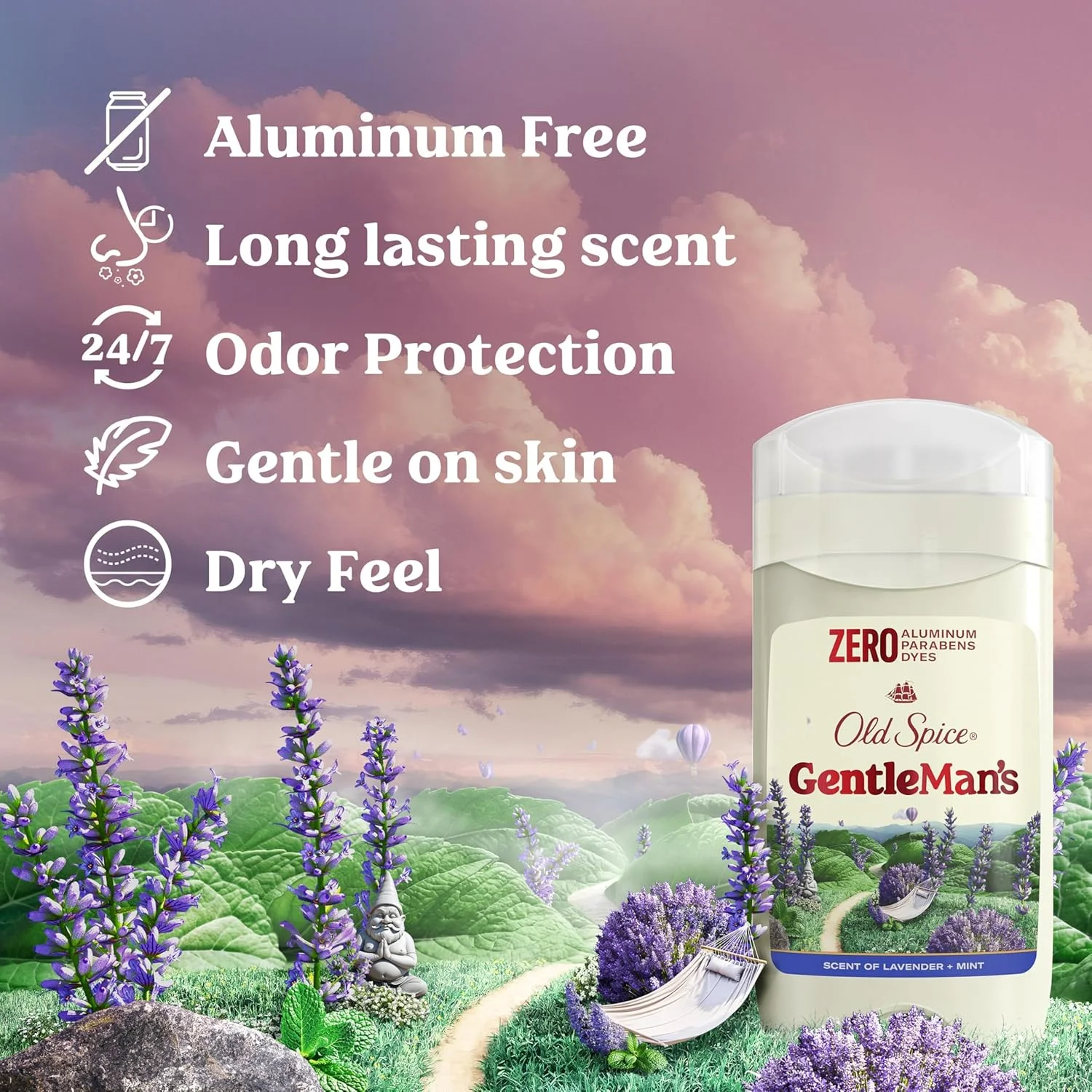 Old Spice GentleMan's Collection Deodorant, Lavender & Mint, 3.0 oz Old Spice GentleMan's Collection Deodorant, Lavender & Mint, 3.0 oz