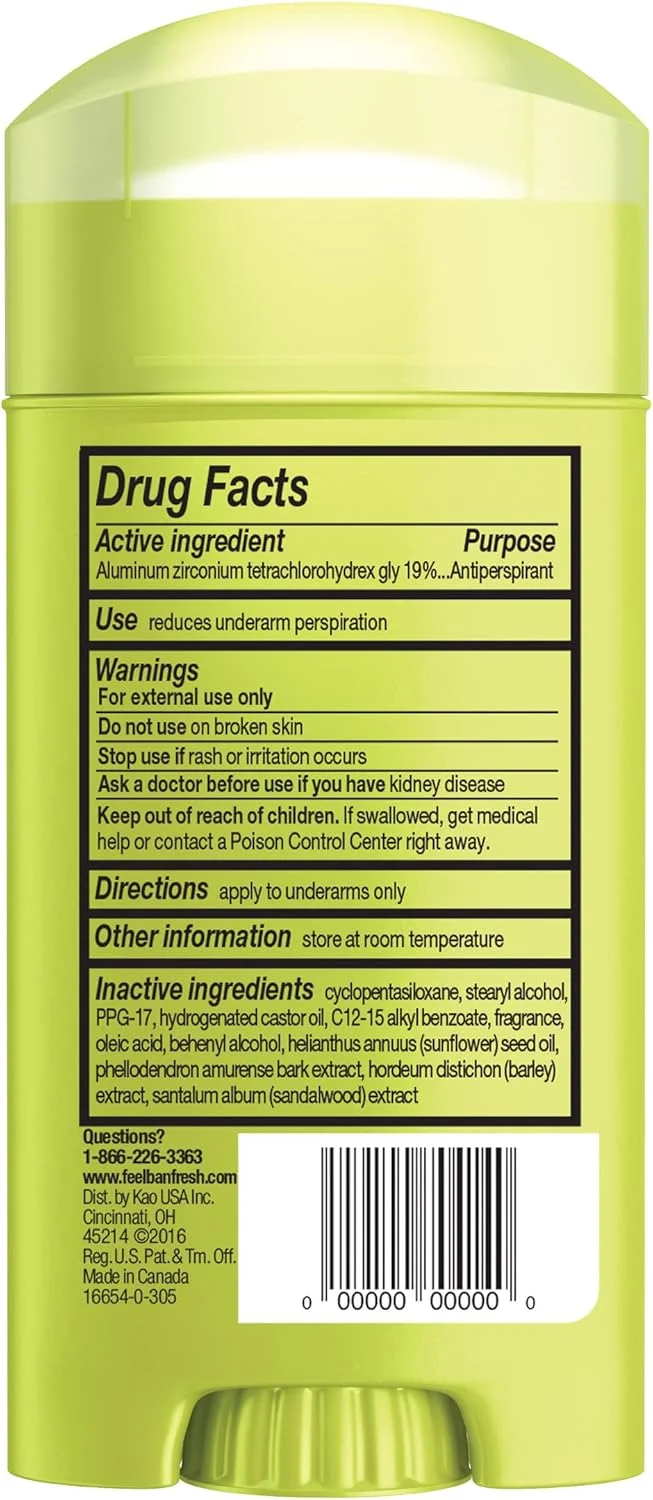 Ban Antiperspirant Deodorant, Invisible Solid, Powder Fresh, 2.6 Ounce (Pack of 6) Ban Antiperspirant Deodorant, Invisible Solid, Powder Fresh, 2.6 Ounce (Pack of 6)