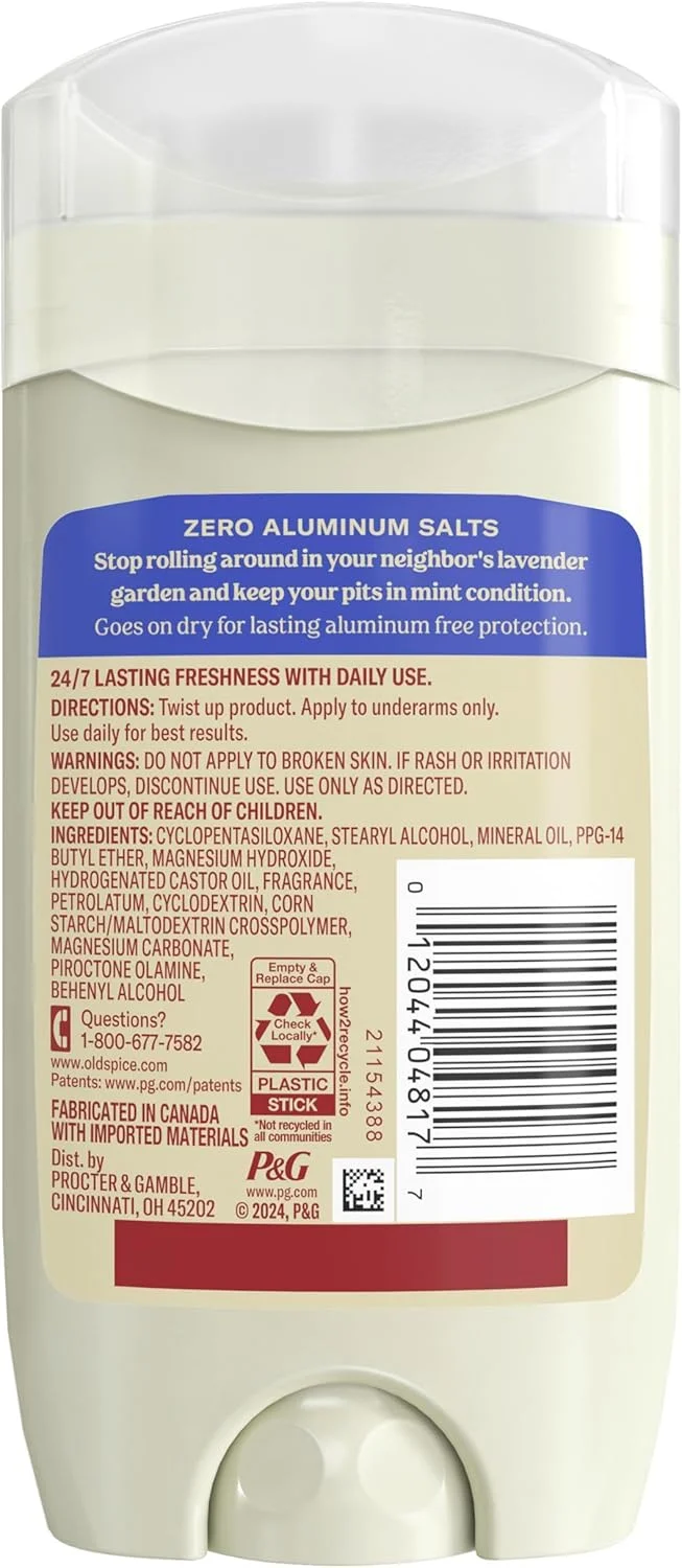 Old Spice GentleMan's Collection Deodorant, Lavender & Mint, 3.0 oz Old Spice GentleMan's Collection Deodorant, Lavender & Mint, 3.0 oz