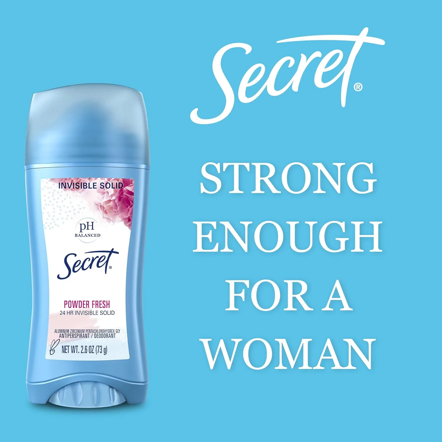 Secret Balanced Invisible,Blue 2.6 oz Blue Secret Balanced Invisible,Blue 2.6 oz Blue