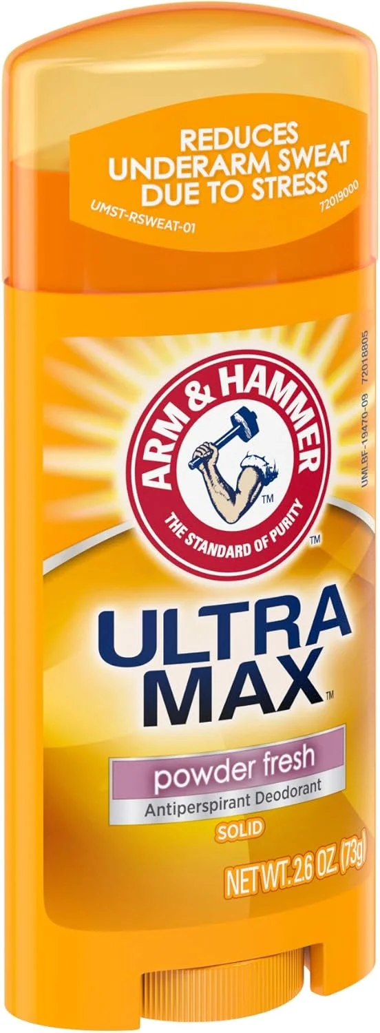 دئودورانت و ضد تعریق جامد آرم اند همر Ultramax، پودر فرش، 74 گرم (بسته 6 عددی) دئودورانت و ضد تعریق جامد آرم اند همر Ultramax، پودر فرش، 74 گرم (بسته 6 عددی)