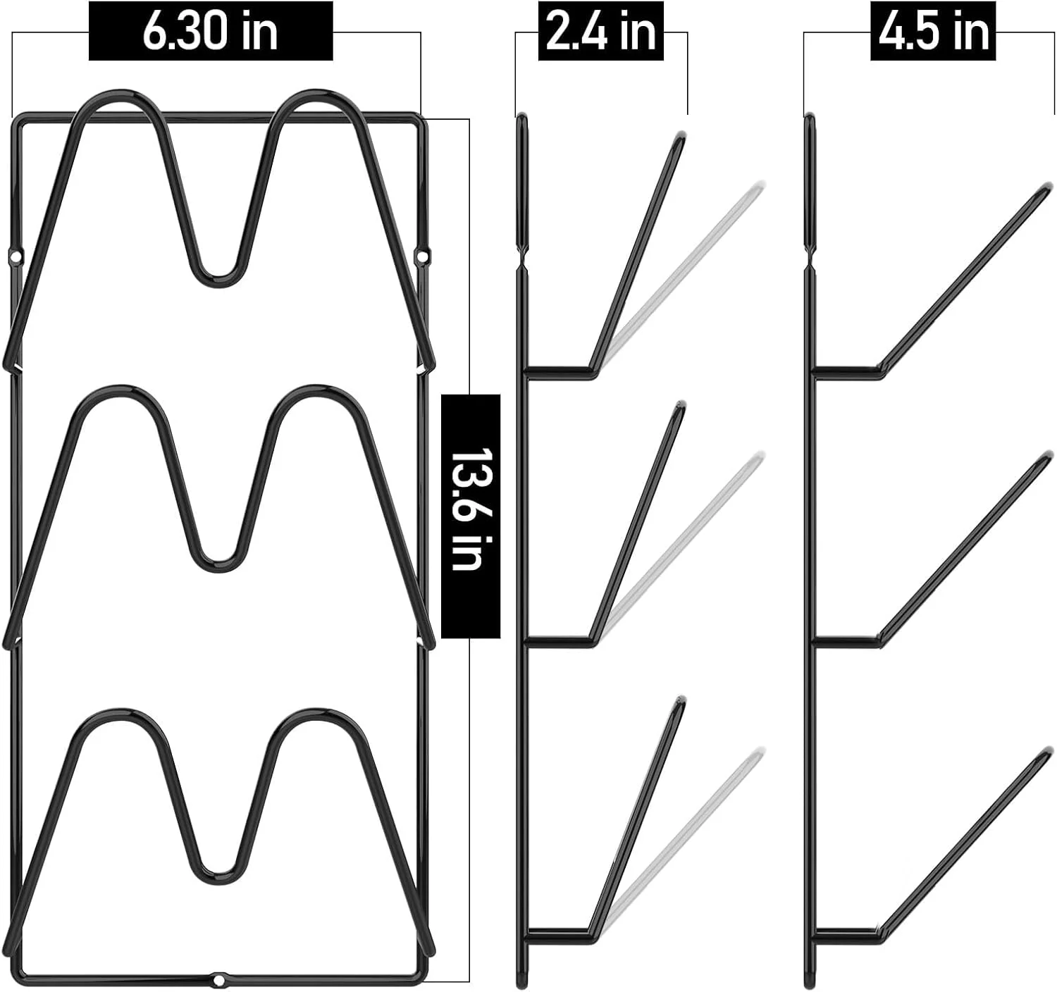 ارگانایزر درب قابلمه KOWVOWZ، بسته 2 عددی، ارگانایزر 6 طبقه درب قابلمه و تابه برای کابینت یا دیوار/درب، نصب چسبی بدون نیاز به سوراخکاری، راه حل صرفه جویی در فضا ارگانایزر درب قابلمه KOWVOWZ، بسته 2 عددی، ارگانایزر 6 طبقه درب قابلمه و تابه برای کابینت یا دیوار/درب، نصب چسبی بدون نیاز به سوراخکاری، راه حل صرفه جویی در فضا