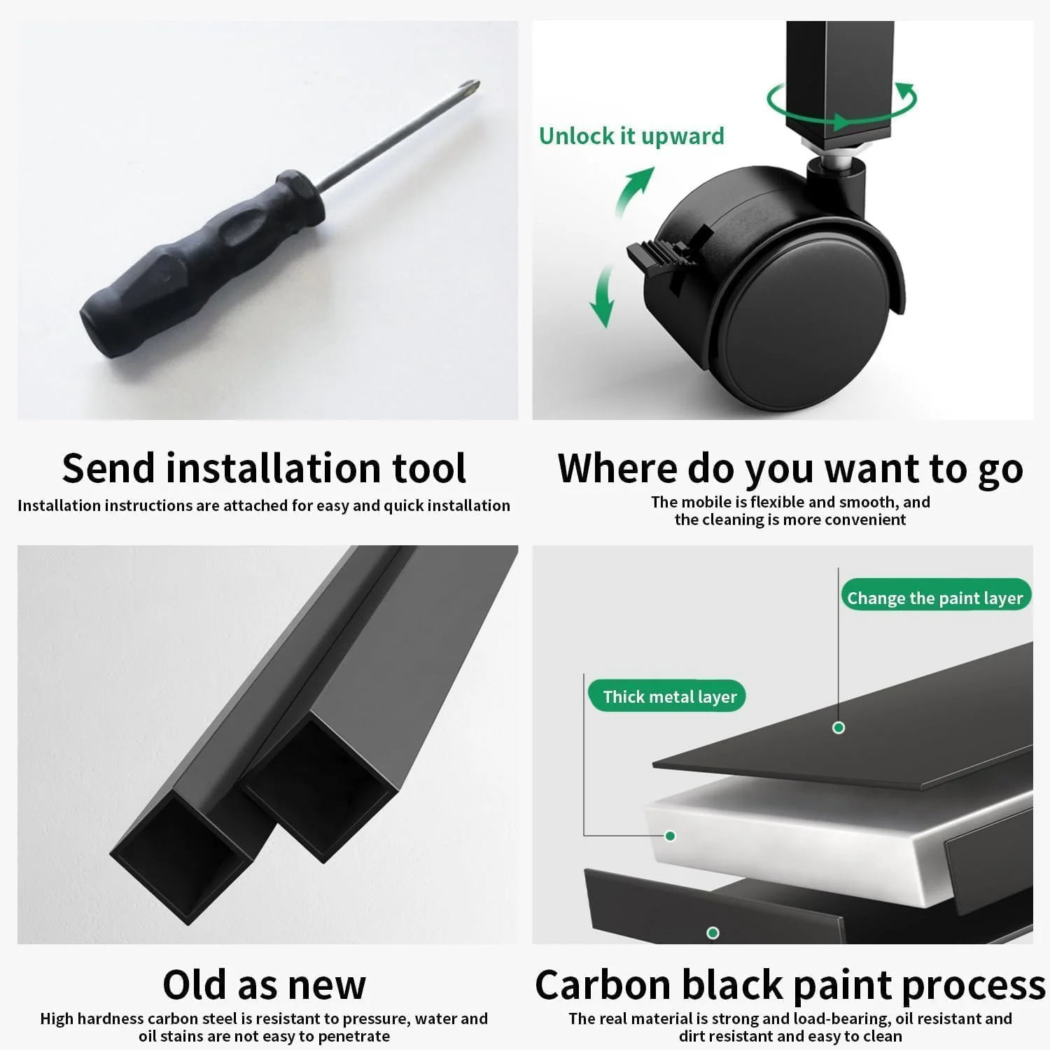 قفسه های ذخیره سازی آشپزخانه OYDAS با 4 طبقه، ذخیره سازی فولاد ضد زنگ با چرخ برای قفسه های انبار ذخیره سازی، قفسه متحرک چند منظوره ذخیره سازی، قفسه های سازمان دهنده ذخیره سازی قفسه ایستاده قفسه های ذخیره سازی آشپزخانه OYDAS با 4 طبقه، ذخیره سازی فولاد ضد زنگ با چرخ برای قفسه های انبار ذخیره سازی، قفسه متحرک چند منظوره ذخیره سازی، قفسه های سازمان دهنده ذخیره سازی قفسه ایستاده