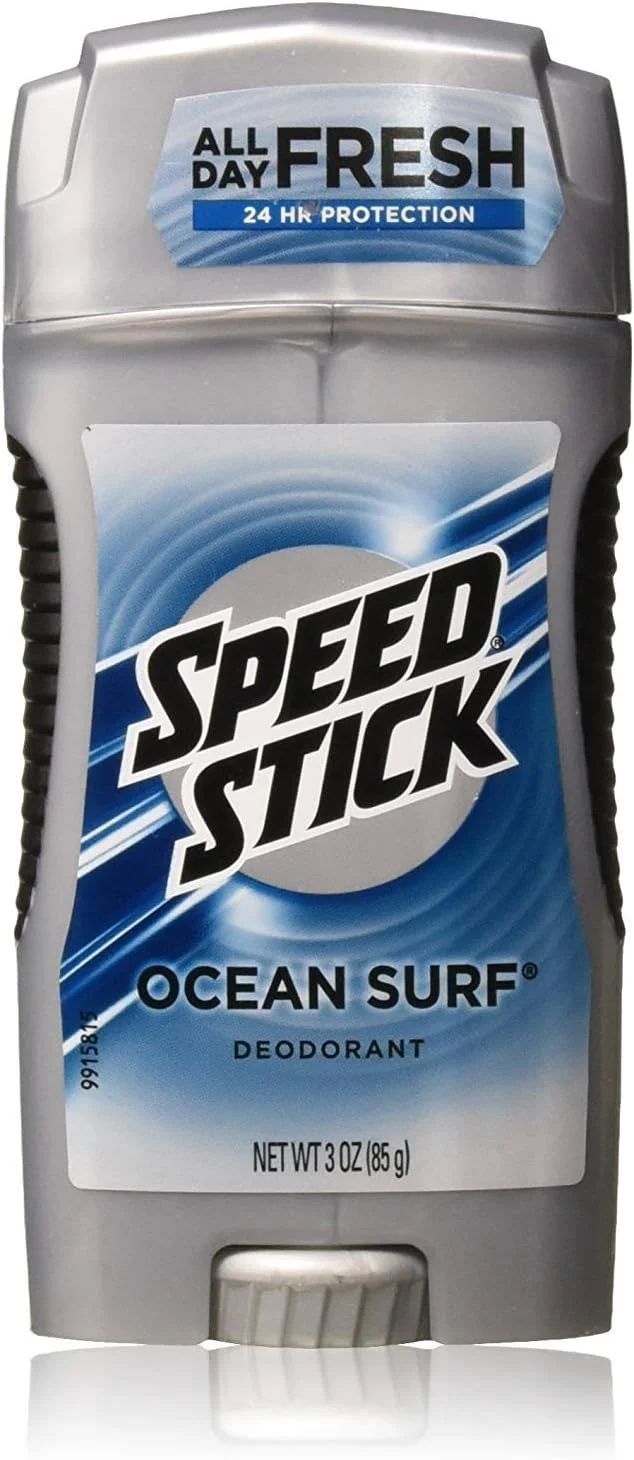 Speed Stick Solid Deodorant, Ocean Surf, 3 Ounce, Pack of 3