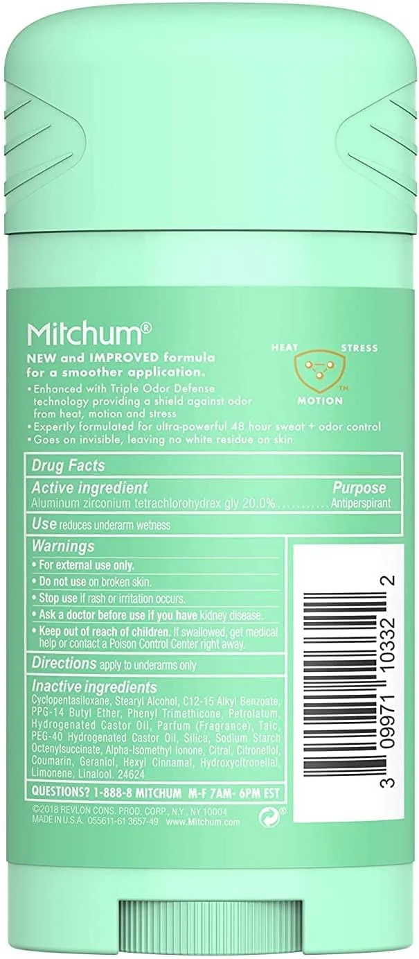 Mitchum For Women Advanced Control Anti-Perspirant Deodorant Invisible Solid Pure Fresh 2.70 oz (Pack of 6) Mitchum For Women Advanced Control Anti-Perspirant Deodorant Invisible Solid Pure Fresh 2.70 oz (Pack of 6)