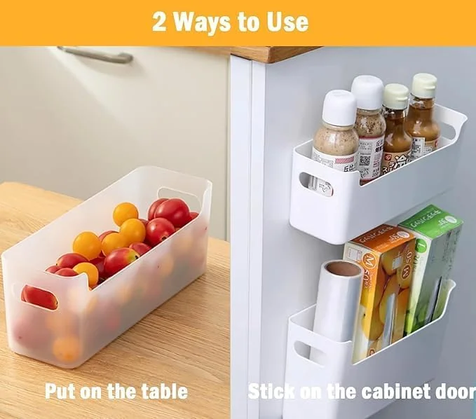 2 عدد ارگانایزر درب کابینت آشپزخانه، نصب چسبی داخل درب کابینت، قفسه ذخیره سازی زیر سینک برای آشپزخانه، حمام، دفتر، گاراژ، اتاق کاردستی (شفاف) 2 عدد ارگانایزر درب کابینت آشپزخانه، نصب چسبی داخل درب کابینت، قفسه ذخیره سازی زیر سینک برای آشپزخانه، حمام، دفتر، گاراژ، اتاق کاردستی (شفاف)