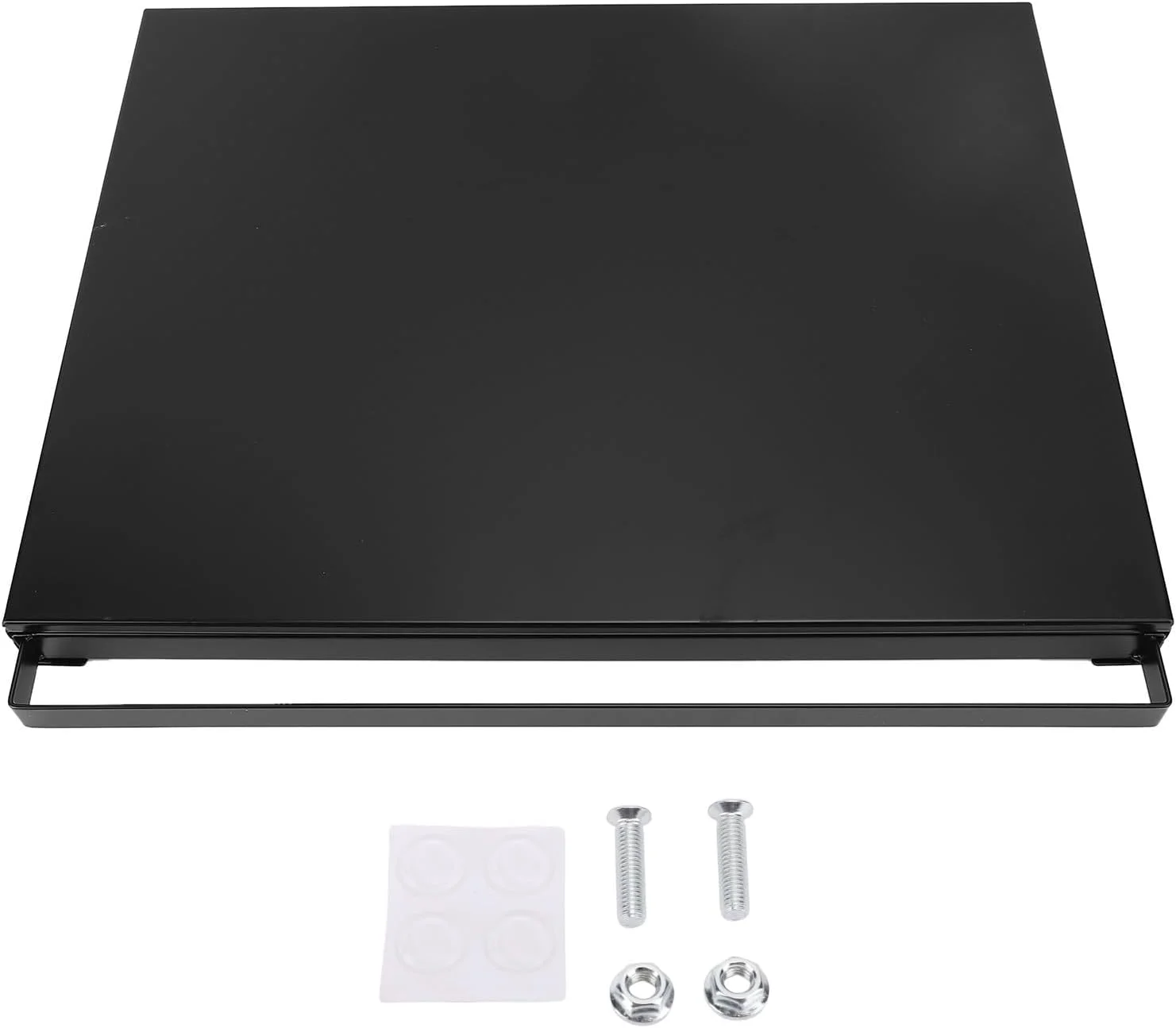 سینی کشویی ارگانایزر روی کابینت آشپزخانه، سینی کشویی برای نگهداری مایکروویو، استند قهوه ساز زیر کشوی فر، برای لوازم آشپزخانه (مشکی)