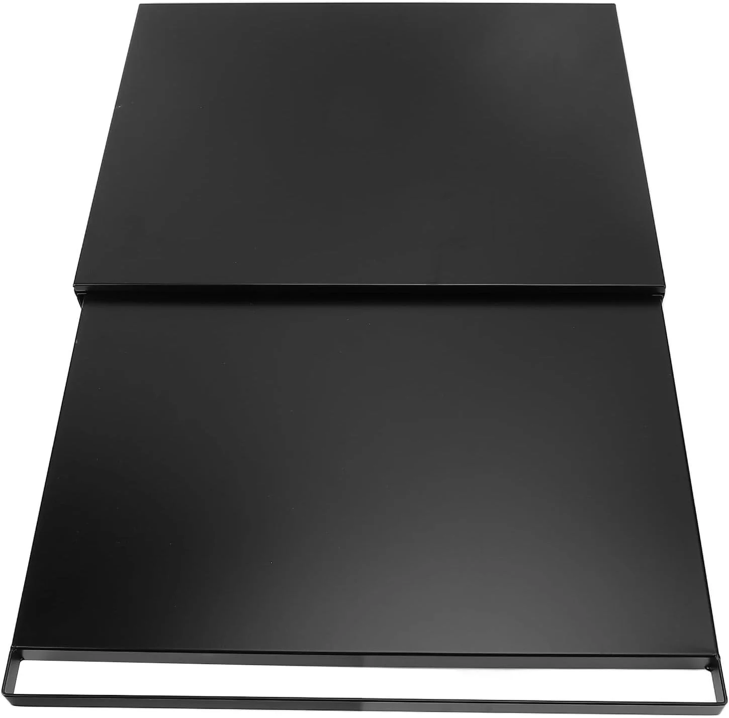 سینی کشویی ارگانایزر روی کابینت آشپزخانه، سینی کشویی برای نگهداری مایکروویو، استند قهوه ساز زیر کشوی فر، برای لوازم آشپزخانه (مشکی)