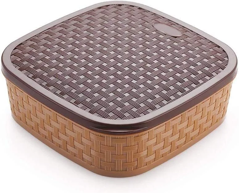 جعبه ادویه NOG برای آشپزخانه، پلاستیکی، مربعی، 7 قسمتی، چند منظوره، جعبه رنگولی ادویه، ست جعبه ادویه، جا ادویه ای و سازمان دهنده ادویه و چاشنی - قهوه ای (جعبه ادویه پلاستیکی - 7 در 1) جعبه ادویه NOG برای آشپزخانه، پلاستیکی، مربعی، 7 قسمتی، چند منظوره، جعبه رنگولی ادویه، ست جعبه ادویه، جا ادویه ای و سازمان دهنده ادویه و چاشنی - قهوه ای (جعبه ادویه پلاستیکی - 7 در 1)