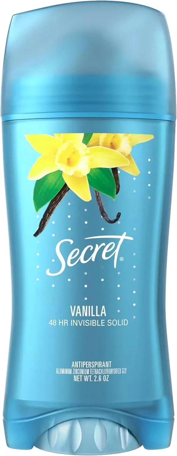 دئودورانت ضد تعریق جامد نامرئی Secret Scent Expressions، Va Va Vanilla، 73 گرم (بسته 2 عددی)