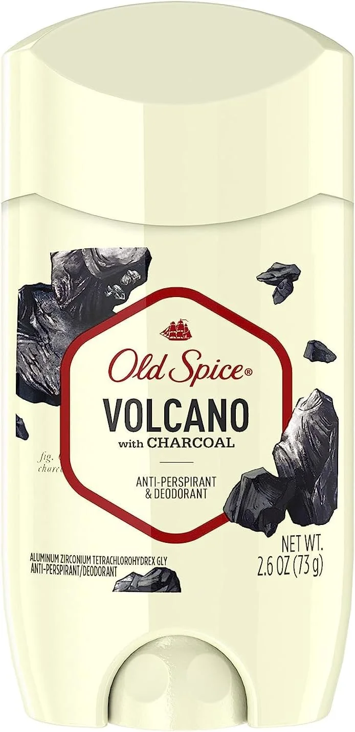 ضد تعریق و دئودورانت مردانه الد اسپایس مدل Volcano با رایحه زغال، الهام گرفته از طبیعت، 73 گرم
