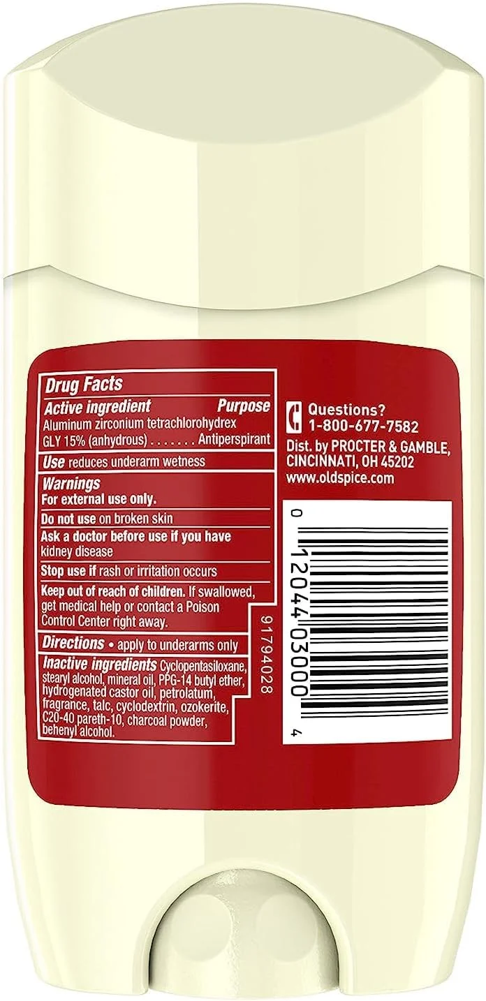 ضد تعریق و دئودورانت مردانه الد اسپایس مدل Volcano با رایحه زغال، الهام گرفته از طبیعت، 73 گرم