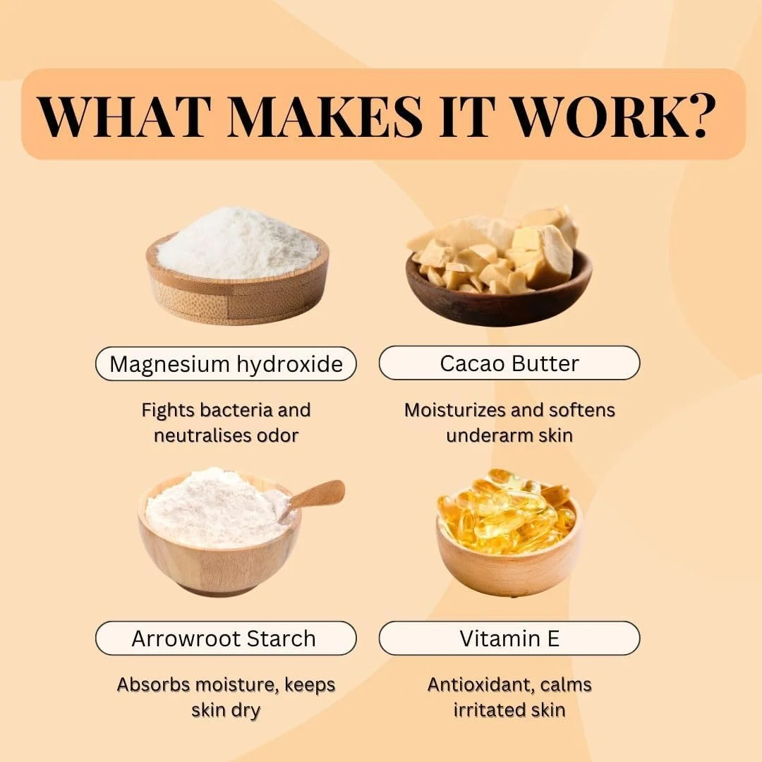 دئودورانت جامد Bare Necessities Rock n Roll با رایحه مرکبات | جلوگیری از بوی بدن و مرطوب کننده پوست | بدون آلومینیوم، الکل و پارابن | عطر جامد زیر بغل با طراوت برای پوست حساس، مناسب برای خانم ها و آقایان - 15 گرم دئودورانت جامد Bare Necessities Rock n Roll با رایحه مرکبات | جلوگیری از بوی بدن و مرطوب کننده پوست | بدون آلومینیوم، الکل و پارابن | عطر جامد زیر بغل با طراوت برای پوست حساس، مناسب برای خانم ها و آقایان - 15 گرم