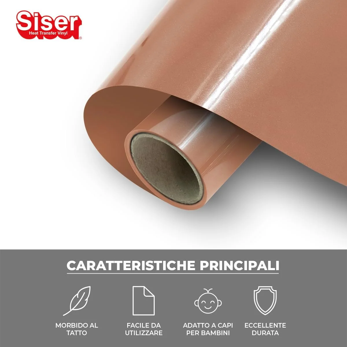 وینیل حرارتی طرح کاپوچینو Siser® EasyWeed®، ابعاد 30cm x 1m، مناسب برای شخصیسازی وینیل حرارتی طرح کاپوچینو Siser® EasyWeed®، ابعاد 30cm x 1m، مناسب برای شخصیسازی