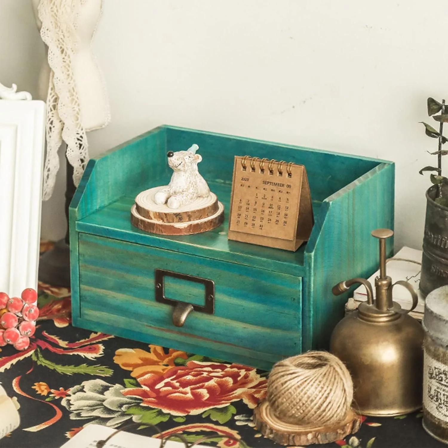 جعبه خیاطی مدل Wooden کد Green