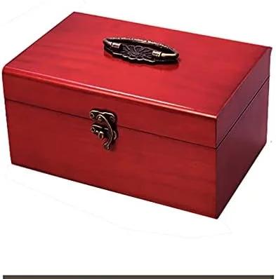 جعبه خیاطی مدل Wooden ابعاد 22.3x14.3x9 سانتی‌متر