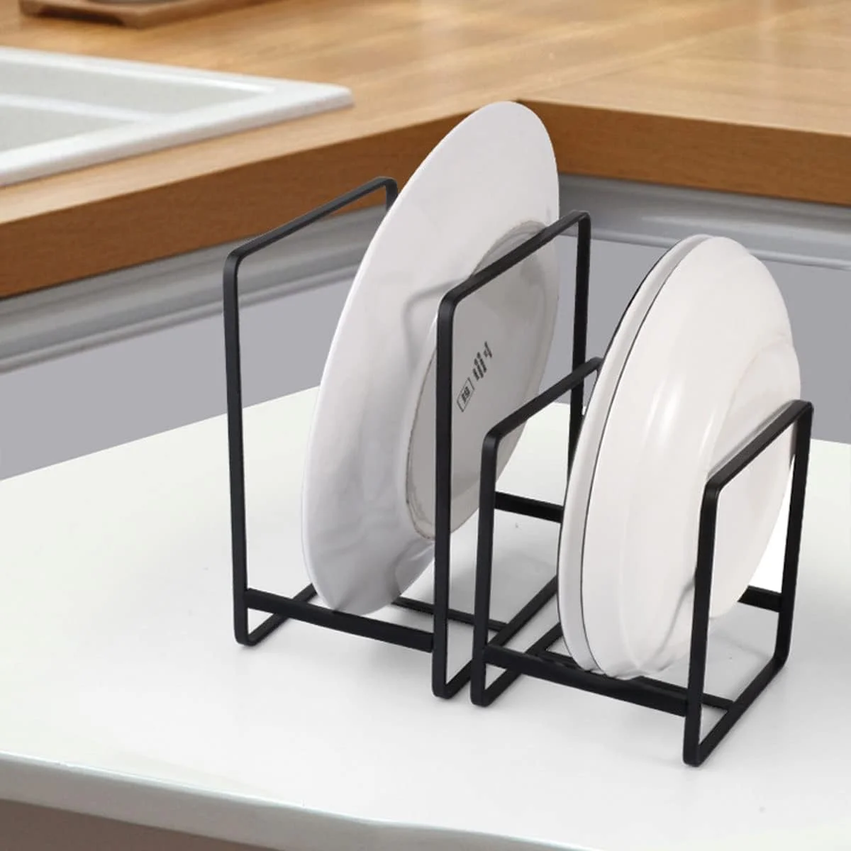 بسته 2 عددی نظم دهنده بشقاب KASTWAVE، قفسه فلزی نگهداری بشقاب، آبچکان بزرگ بشقاب، نگهدارنده بشقاب ضد زنگ و لغزش، استند بشقاب برای کابینت و کمد (سایز کوچک و بزرگ) بسته 2 عددی نظم دهنده بشقاب KASTWAVE، قفسه فلزی نگهداری بشقاب، آبچکان بزرگ بشقاب، نگهدارنده بشقاب ضد زنگ و لغزش، استند بشقاب برای کابینت و کمد (سایز کوچک و بزرگ)