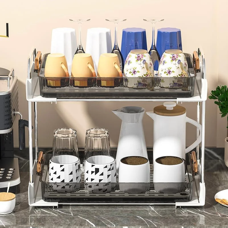 جای خشک کن لیوان KASTWAVE با سینی تخلیه، قفسه خشک کن فنجان آب، قفسه نگهداری فنجان قهوه، سازمان دهنده نگهداری فنجان و لیوان برای دسکتاپ و دکوراسیون پیشخوان - سفید جای خشک کن لیوان KASTWAVE با سینی تخلیه، قفسه خشک کن فنجان آب، قفسه نگهداری فنجان قهوه، سازمان دهنده نگهداری فنجان و لیوان برای دسکتاپ و دکوراسیون پیشخوان - سفید