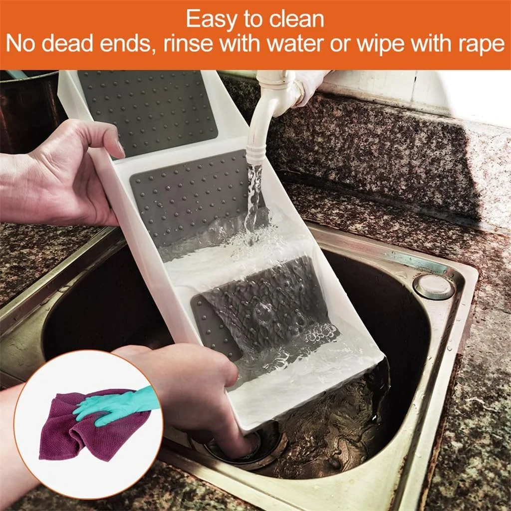 نظم دهنده کشو ادویه 3 طبقه KASTWAVE، قفسه نگهداری آشپزخانه ضد لغزش برای سازماندهی کارآمد انبار و کابینت