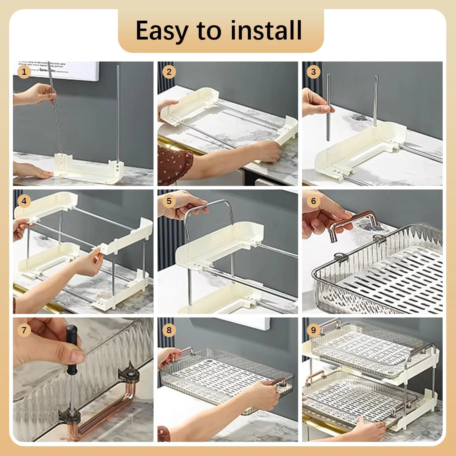 جای خشک کن لیوان KASTWAVE با سینی تخلیه، قفسه خشک کن فنجان آب، قفسه نگهداری فنجان قهوه، سازمان دهنده نگهداری فنجان و لیوان برای دسکتاپ و دکوراسیون پیشخوان - سفید جای خشک کن لیوان KASTWAVE با سینی تخلیه، قفسه خشک کن فنجان آب، قفسه نگهداری فنجان قهوه، سازمان دهنده نگهداری فنجان و لیوان برای دسکتاپ و دکوراسیون پیشخوان - سفید