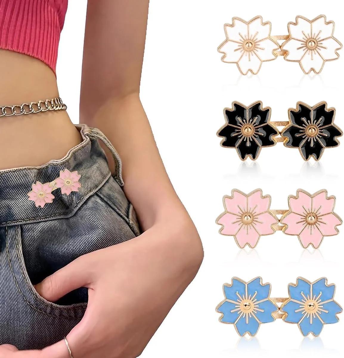 گیره تنظیم کمر شلوار SANNIDHI مدل Sakura بسته 4 عددی