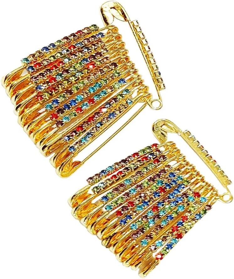 سنجاق سینه Sahishnu مدل Decorative مجموعه 24 عددی