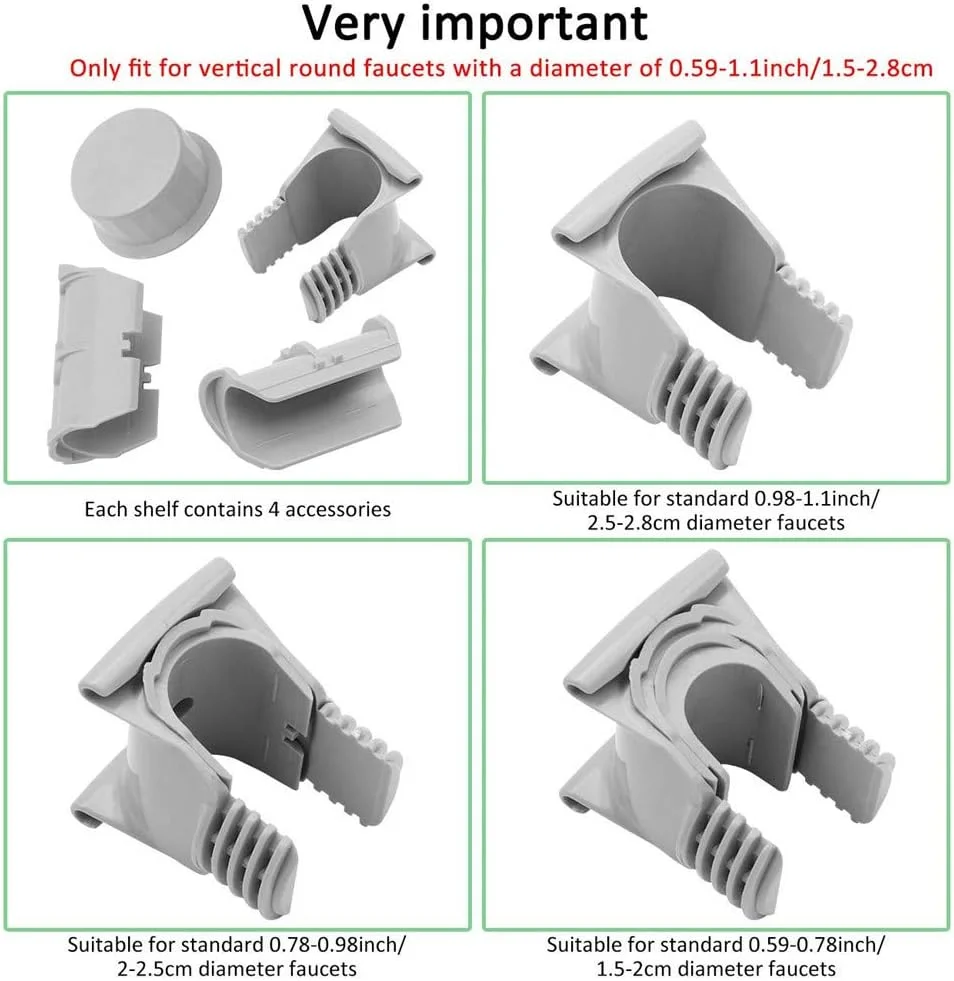 نگهدارنده اسفنج شیر آشپزخانه VECU، سازمان دهنده استیل ضد زنگ، قفسه تخلیه سینک برای لوازم جانبی آشپزخانه، قفسه تخلیه مایع ظرفشویی، نگهدارنده برس بطری، نقره ای، Ga-1 Spong Holder