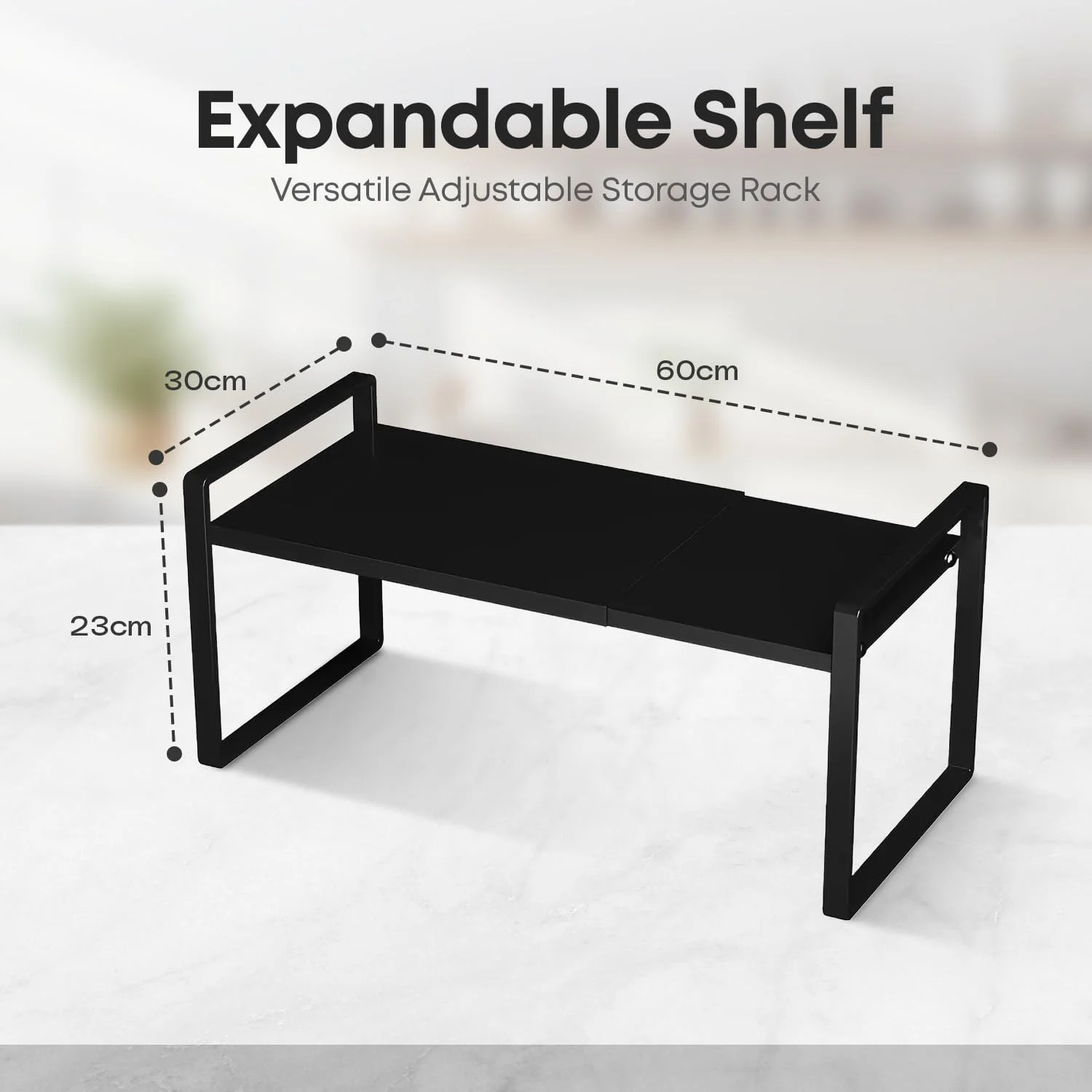 قفسه ارگانایزر قابل گسترش Vine General Trading - قفسه قابل تنظیم برای نگهداری، آشپزخانه، انبار، روی میز، زیر سینک و کمد، مقاوم در برابر زنگ زدگی، سنگین، تمیز کردن آسان، قفسه صرفه جویی در فضا قفسه ارگانایزر قابل گسترش Vine General Trading - قفسه قابل تنظیم برای نگهداری، آشپزخانه، انبار، روی میز، زیر سینک و کمد، مقاوم در برابر زنگ زدگی، سنگین، تمیز کردن آسان، قفسه صرفه جویی در فضا