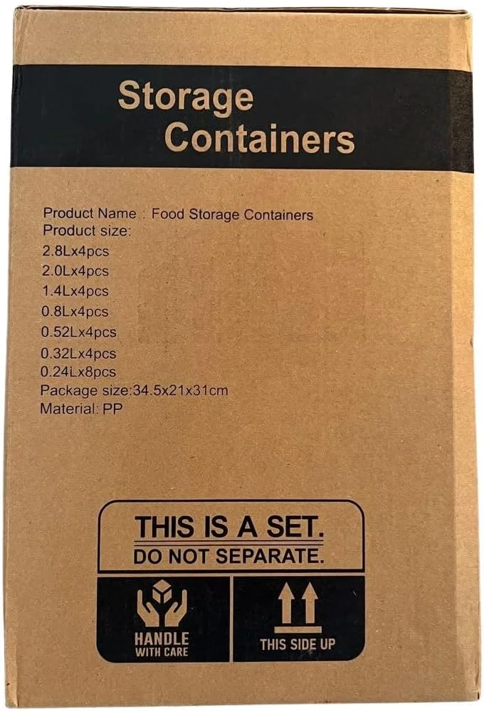 ظروف نگهداری مواد غذایی درب دار GoMaihe: 32 عدد ظروف پلاستیکی | سازمان دهنده و نگهداری آشپزخانه و انبار برای غلات، آرد، شکر، تنقلات | شامل برچسب و ماژیک ظروف نگهداری مواد غذایی درب دار GoMaihe: 32 عدد ظروف پلاستیکی | سازمان دهنده و نگهداری آشپزخانه و انبار برای غلات، آرد، شکر، تنقلات | شامل برچسب و ماژیک