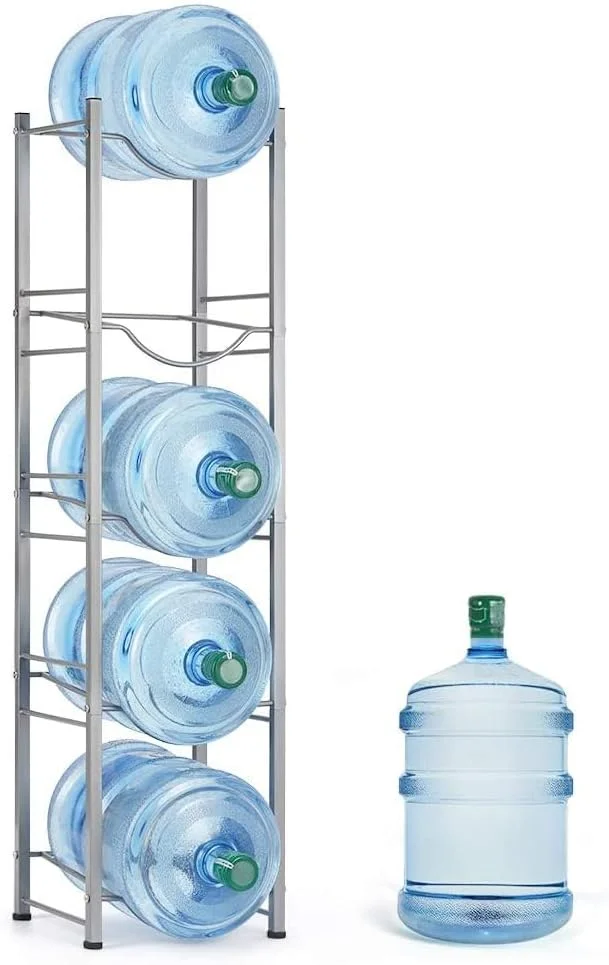 نگهدارنده/قفسه/استند/جای بطری آب برای آبسردکن 5 گالن، 5 طبقه، برای خانه، دفتر، آشپزخانه (قفسه 5 بطری) نگهدارنده/قفسه/استند/جای بطری آب برای آبسردکن 5 گالن، 5 طبقه، برای خانه، دفتر، آشپزخانه (قفسه 5 بطری)
