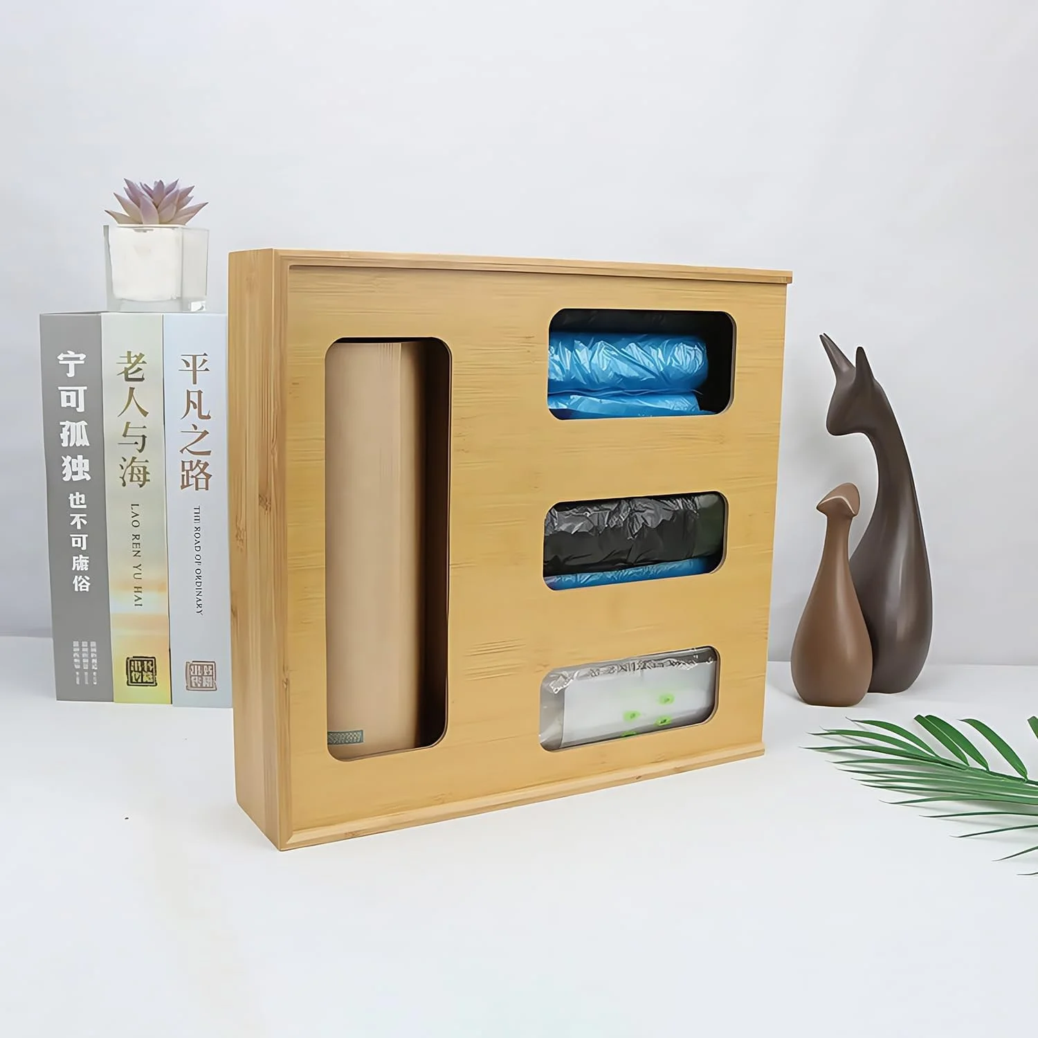 ارگانایزر کیسه های فریزر Funito برای کشوی آشپزخانه، ارگانایزر بامبو، سازگار با انواع سایز کیسه های زیپ کیپ بزرگ، متوسط، ساندویچ و اسنک (1 جعبه 4 اسلات) ارگانایزر کیسه های فریزر Funito برای کشوی آشپزخانه، ارگانایزر بامبو، سازگار با انواع سایز کیسه های زیپ کیپ بزرگ، متوسط، ساندویچ و اسنک (1 جعبه 4 اسلات)