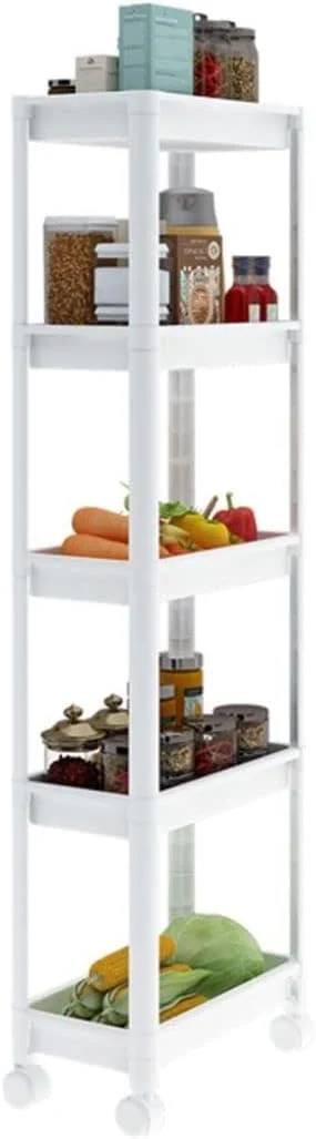 ترولی ذخیره سازی 4 طبقه Forthcan، قفسه باریک ذخیره سازی، واحد سازمان دهنده چرخ دار، قفسه سازمان دهنده چند منظوره برای آشپزخانه، حمام، لباسشویی، مکان های باریک (4 طبقه) ترولی ذخیره سازی 4 طبقه Forthcan، قفسه باریک ذخیره سازی، واحد سازمان دهنده چرخ دار، قفسه سازمان دهنده چند منظوره برای آشپزخانه، حمام، لباسشویی، مکان های باریک (4 طبقه)