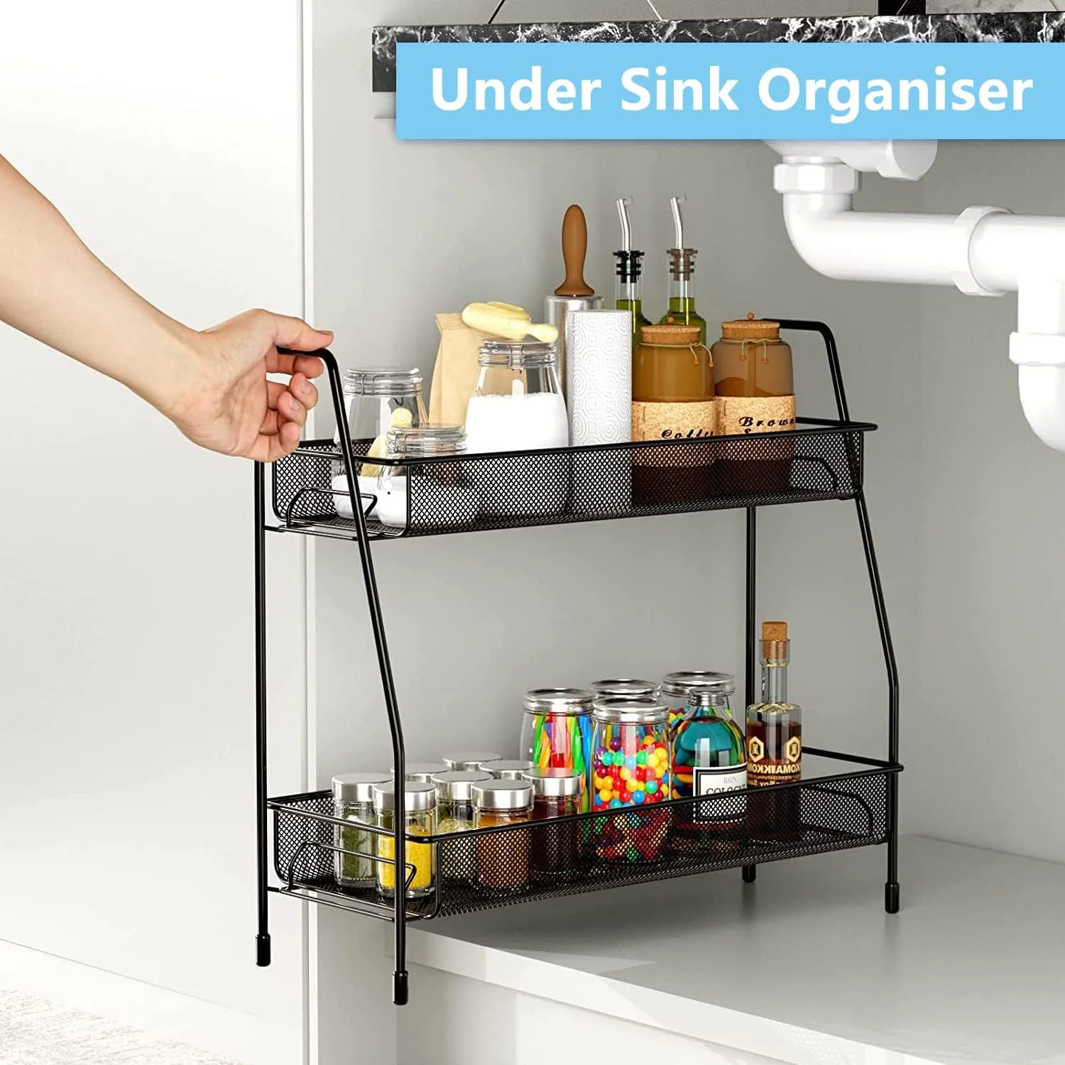 ارگانایزر رومیزی Exrp برای میز حمام، ارگانایزر برای اتاق خواب، قفسه ارگانایزر ادویه برای قفسه رومیزی آشپزخانه ارگانایزر رومیزی Exrp برای میز حمام، ارگانایزر برای اتاق خواب، قفسه ارگانایزر ادویه برای قفسه رومیزی آشپزخانه