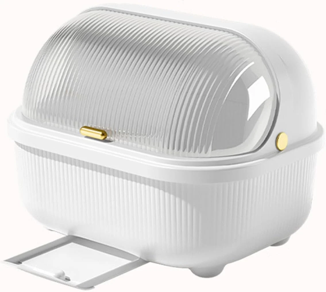 Diylove Dish Drying Rack,Large Dish Racks Organizers with Drainboard,Household with Lid Dish Draining RacK,Tableware Storage Box for Kitchen Counter Cabinets,for Kitchen,35 * 27 * 29CM (White) Diylove Dish Drying Rack,Large Dish Racks Organizers with Drainboard,Household with Lid Dish Draining RacK,Tableware Storage Box for Kitchen Counter Cabinets,for Kitchen,35 * 27 * 29CM (White)