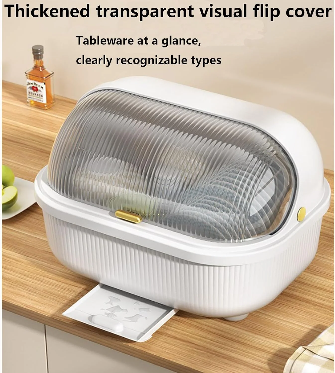 Diylove Dish Drying Rack,Large Dish Racks Organizers with Drainboard,Household with Lid Dish Draining RacK,Tableware Storage Box for Kitchen Counter Cabinets,for Kitchen,35 * 27 * 29CM (White) Diylove Dish Drying Rack,Large Dish Racks Organizers with Drainboard,Household with Lid Dish Draining RacK,Tableware Storage Box for Kitchen Counter Cabinets,for Kitchen,35 * 27 * 29CM (White)