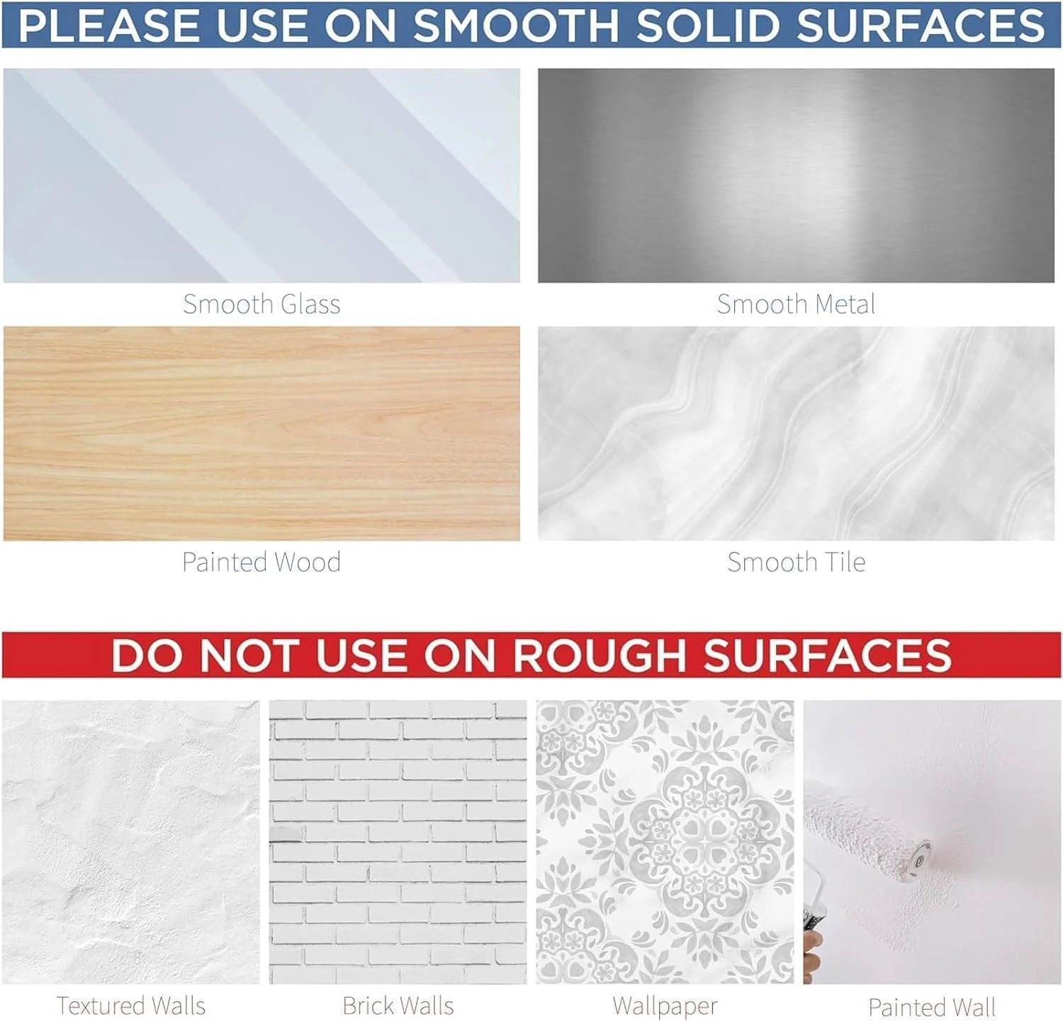 سازمان دهنده درب قابلمه یونیورسال DESALOV برای کابینت - بسته 6 عددی سازمان دهنده درب تابه، نصب داخل درب کابینت یا روی دیوار، نگهدارنده قفسه برای آشپزخانه، مناسب برای سایز 6 تا 13 اینچ (سفید) سازمان دهنده درب قابلمه یونیورسال DESALOV برای کابینت - بسته 6 عددی سازمان دهنده درب تابه، نصب داخل درب کابینت یا روی دیوار، نگهدارنده قفسه برای آشپزخانه، مناسب برای سایز 6 تا 13 اینچ (سفید)