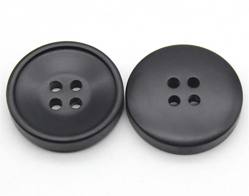 دکمه رزینی مدل 4 Holes سایز 25 میلی‌متر بسته 6 عددی