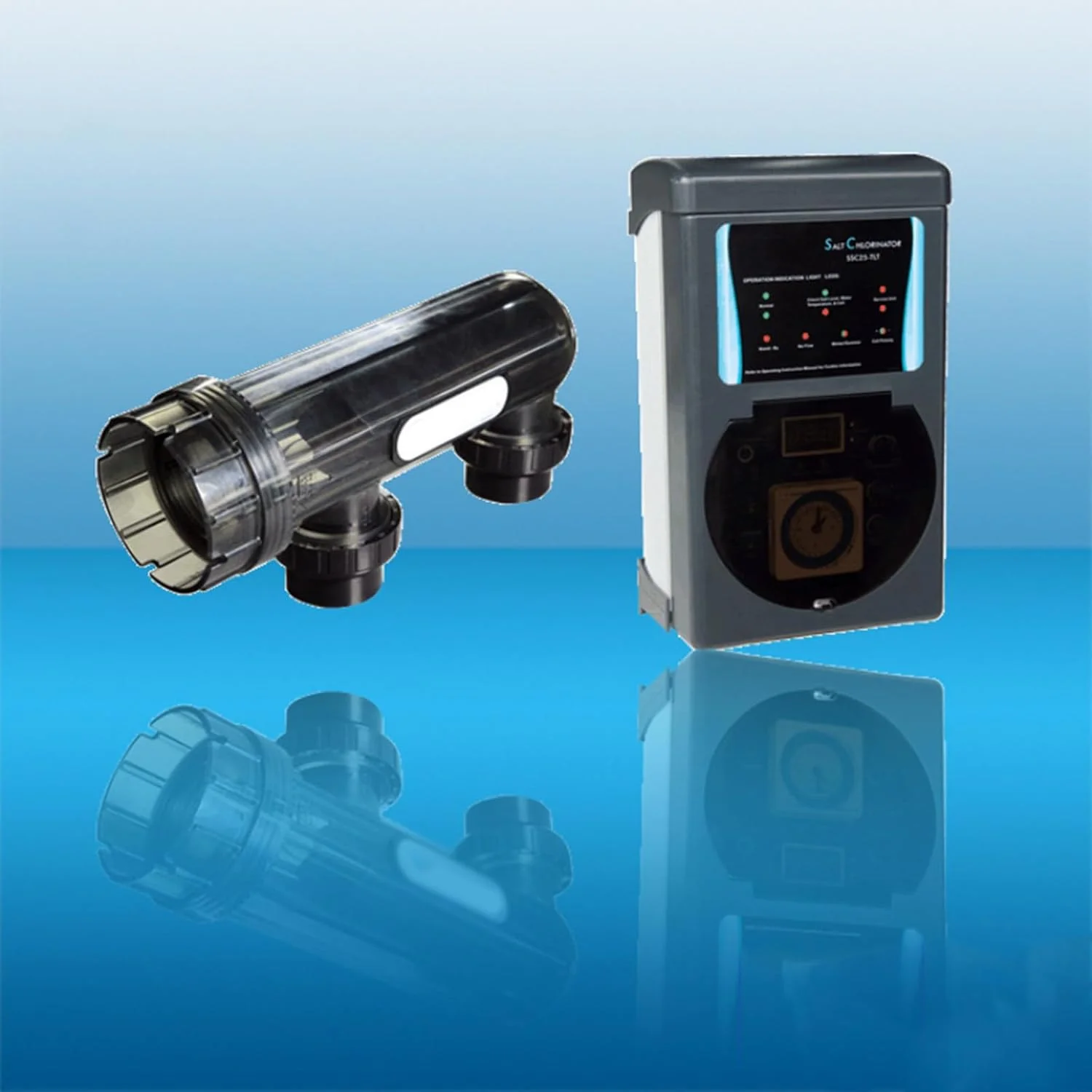 دستگاه کلرزنی نمکی 15 گرم در ساعت، کلرزن نمکی استخر، ژنراتور الکترولیتی کلر استخر، تجهیزات تصفیه آب