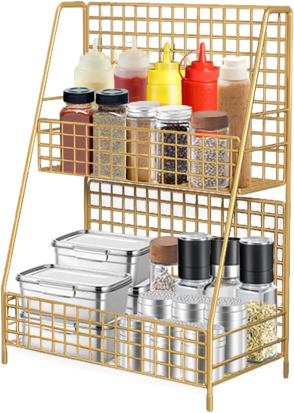 ارگانایزر رومیزی طلایی دو طبقه، ارگانایزر آشپزخانه، ارگانایزر رومیزی حمام، قفسه ادویه، شلف رومیزی برای حمام، اتاق خواب، آشپزخانه، خانه ارگانایزر رومیزی طلایی دو طبقه، ارگانایزر آشپزخانه، ارگانایزر رومیزی حمام، قفسه ادویه، شلف رومیزی برای حمام، اتاق خواب، آشپزخانه، خانه