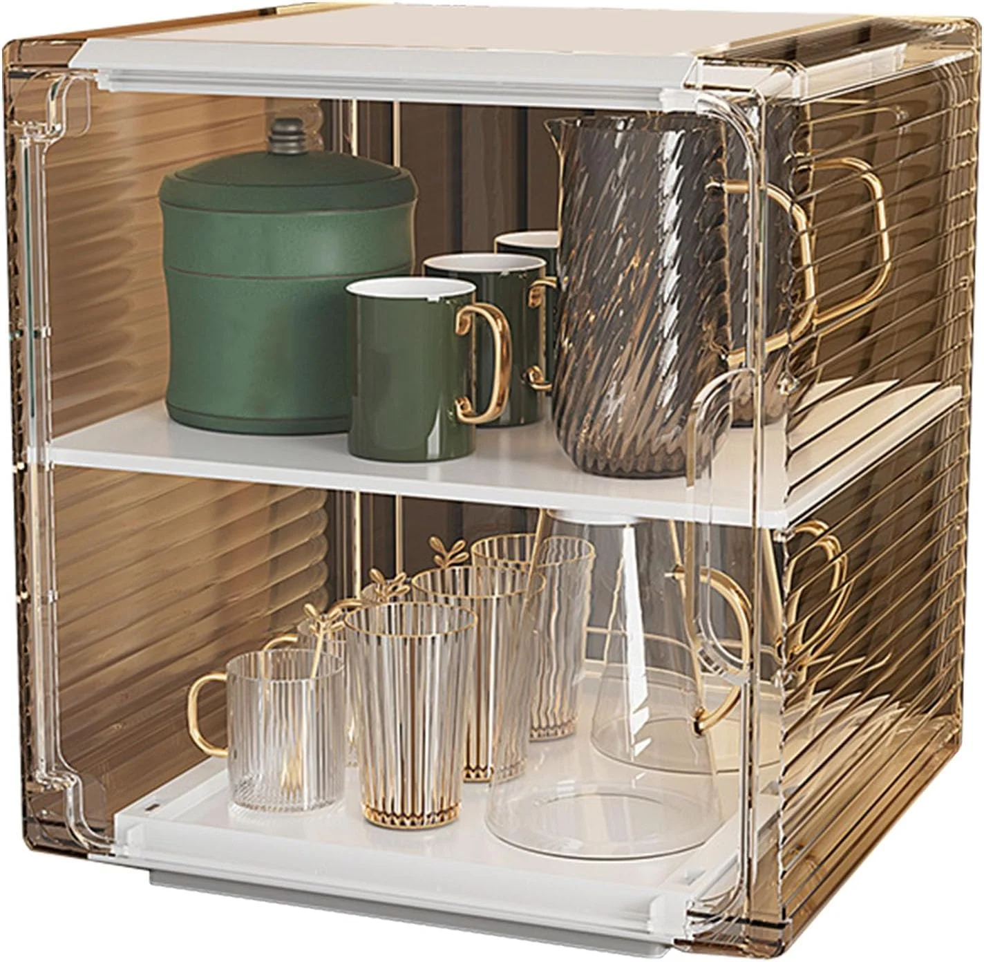 نگهدارنده لیوان Cryfokt، قفسه نگهداری فنجان با طراحی لوکس و قابل انباشت، جعبه سازمان دهنده فنجان شفاف، سازمان دهنده ضد گرد و غبار بطری آب، قفسه های نگهداری کابینت آشپزخانه برای لیوان ها، فنجان ها (متوسط) نگهدارنده لیوان Cryfokt، قفسه نگهداری فنجان با طراحی لوکس و قابل انباشت، جعبه سازمان دهنده فنجان شفاف، سازمان دهنده ضد گرد و غبار بطری آب، قفسه های نگهداری کابینت آشپزخانه برای لیوان ها، فنجان ها (متوسط)