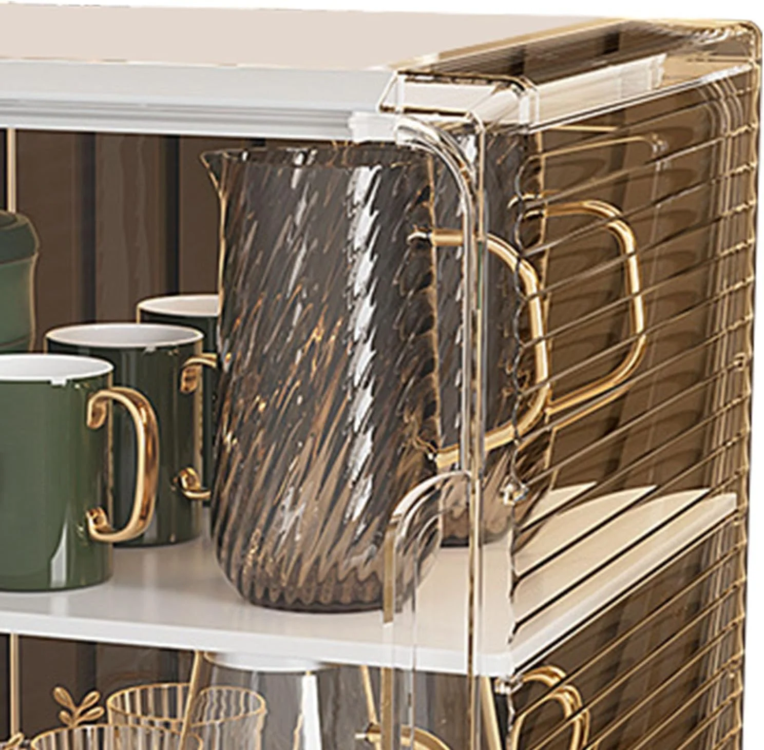 نگهدارنده لیوان Cryfokt، قفسه نگهداری فنجان با طراحی لوکس و قابل انباشت، جعبه سازمان دهنده فنجان شفاف، سازمان دهنده ضد گرد و غبار بطری آب، قفسه های نگهداری کابینت آشپزخانه برای لیوان ها، فنجان ها (متوسط) نگهدارنده لیوان Cryfokt، قفسه نگهداری فنجان با طراحی لوکس و قابل انباشت، جعبه سازمان دهنده فنجان شفاف، سازمان دهنده ضد گرد و غبار بطری آب، قفسه های نگهداری کابینت آشپزخانه برای لیوان ها، فنجان ها (متوسط)