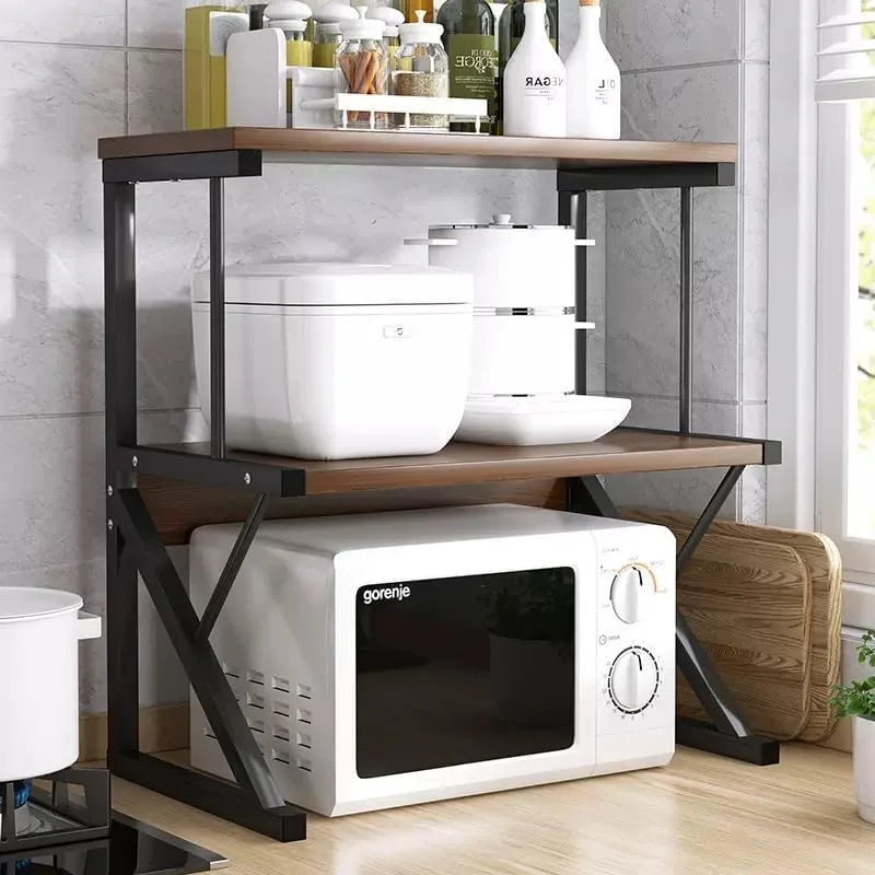 قفسه کابینت سازمان دهنده روی میز آشپزخانه، قفسه بزرگ ادویه 17.3x12.6، قفسه روی میز، قفسه اجاق مایکروویو، سازماندهی ذخیره سازی رومیزی برای آشپزخانه، دفتر، فلز و چوب، افرا (3 لایه مشکی) قفسه کابینت سازمان دهنده روی میز آشپزخانه، قفسه بزرگ ادویه 17.3x12.6، قفسه روی میز، قفسه اجاق مایکروویو، سازماندهی ذخیره سازی رومیزی برای آشپزخانه، دفتر، فلز و چوب، افرا (3 لایه مشکی)