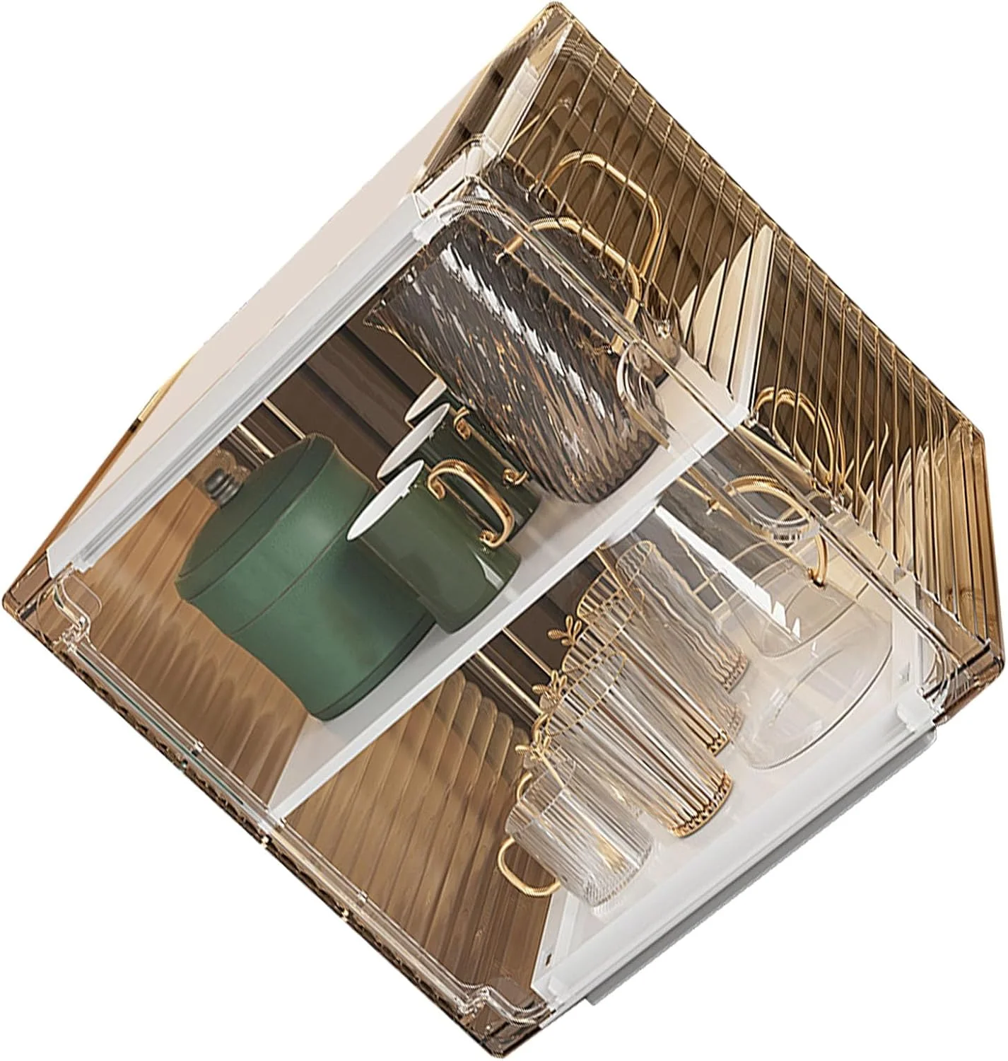 نگهدارنده لیوان Cryfokt، قفسه نگهداری فنجان با طراحی لوکس و قابل انباشت، جعبه سازمان دهنده فنجان شفاف، سازمان دهنده ضد گرد و غبار بطری آب، قفسه های نگهداری کابینت آشپزخانه برای لیوان ها، فنجان ها (متوسط) نگهدارنده لیوان Cryfokt، قفسه نگهداری فنجان با طراحی لوکس و قابل انباشت، جعبه سازمان دهنده فنجان شفاف، سازمان دهنده ضد گرد و غبار بطری آب، قفسه های نگهداری کابینت آشپزخانه برای لیوان ها، فنجان ها (متوسط)