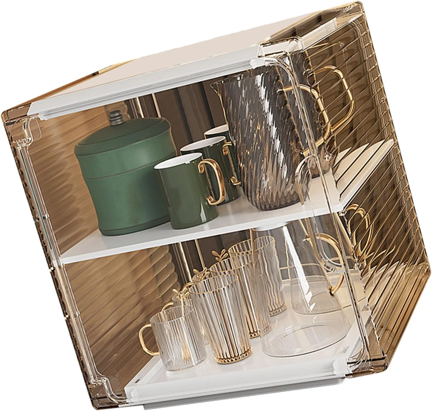 نگهدارنده لیوان Cryfokt، قفسه نگهداری فنجان با طراحی لوکس و قابل انباشت، جعبه سازمان دهنده فنجان شفاف، سازمان دهنده ضد گرد و غبار بطری آب، قفسه های نگهداری کابینت آشپزخانه برای لیوان ها، فنجان ها (متوسط) نگهدارنده لیوان Cryfokt، قفسه نگهداری فنجان با طراحی لوکس و قابل انباشت، جعبه سازمان دهنده فنجان شفاف، سازمان دهنده ضد گرد و غبار بطری آب، قفسه های نگهداری کابینت آشپزخانه برای لیوان ها، فنجان ها (متوسط)