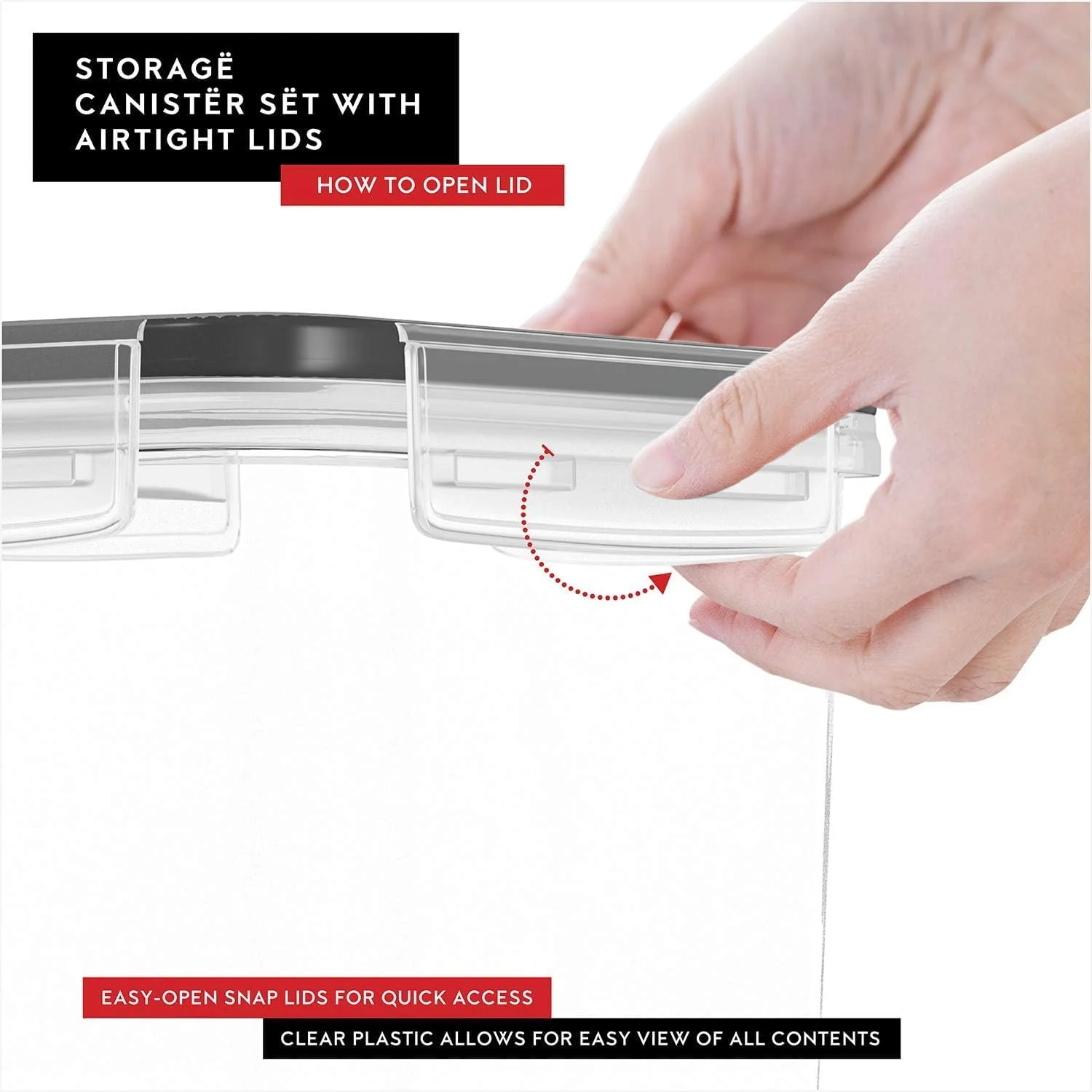 ست 4 عددی ظروف نگهداری مواد غذایی درب دار PREMIFY، ظروف پلاستیکی 2.8 لیتری برای آشپزخانه، سازمان دهنده یخچال و آشپزخانه با درب های قفل شونده، برچسب و ماژیک، مستطیلی (صرفه جویی در فضا)، ضد نشت، بدون BPA ست 4 عددی ظروف نگهداری مواد غذایی درب دار PREMIFY، ظروف پلاستیکی 2.8 لیتری برای آشپزخانه، سازمان دهنده یخچال و آشپزخانه با درب های قفل شونده، برچسب و ماژیک، مستطیلی (صرفه جویی در فضا)، ضد نشت، بدون BPA