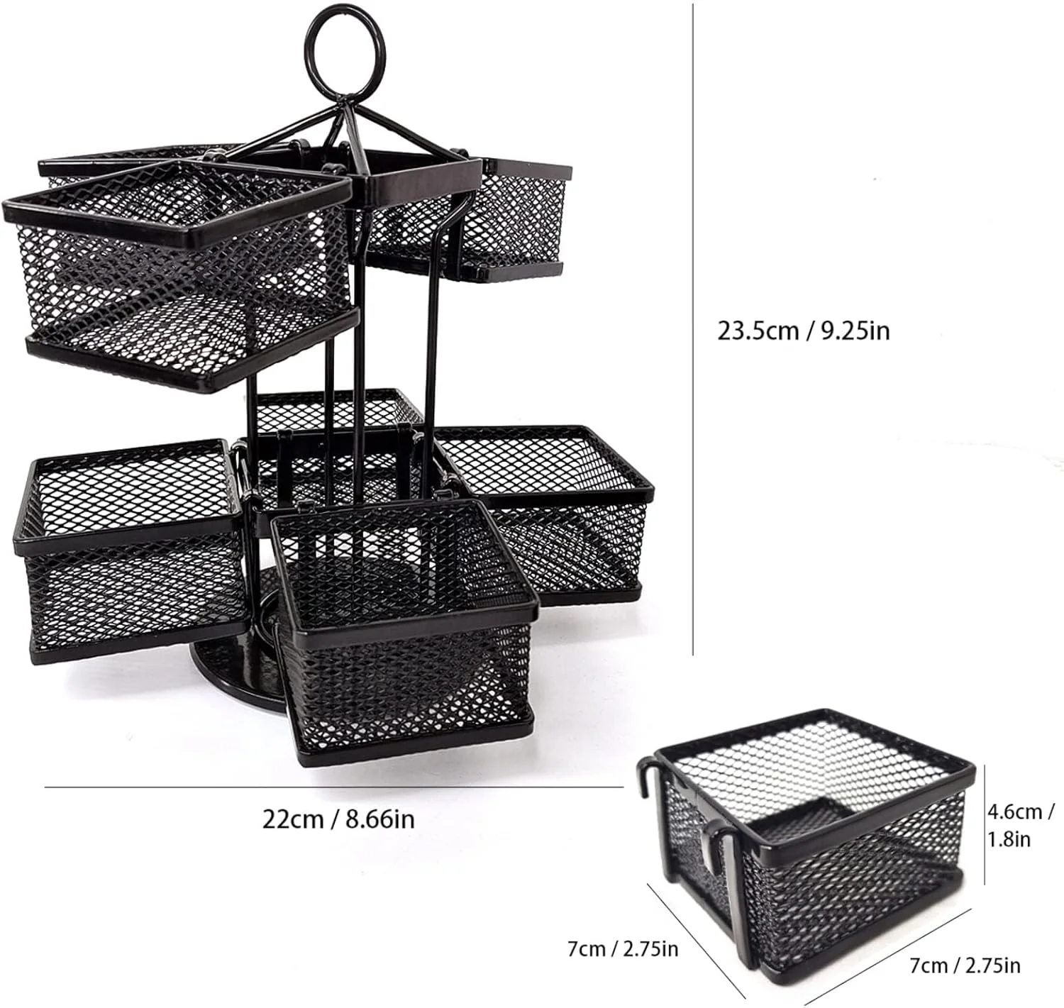 4 Compartment Tea Bag Organizer Carousel, Coffee Holder Storage, Spinning Carousel Basket Black Adjustable Tea Caddy For Kitchen Counter, Countertop, Cabinet 4 Compartment Tea Bag Organizer Carousel, Coffee Holder Storage, Spinning Carousel Basket Black Adjustable Tea Caddy For Kitchen Counter, Countertop, Cabinet