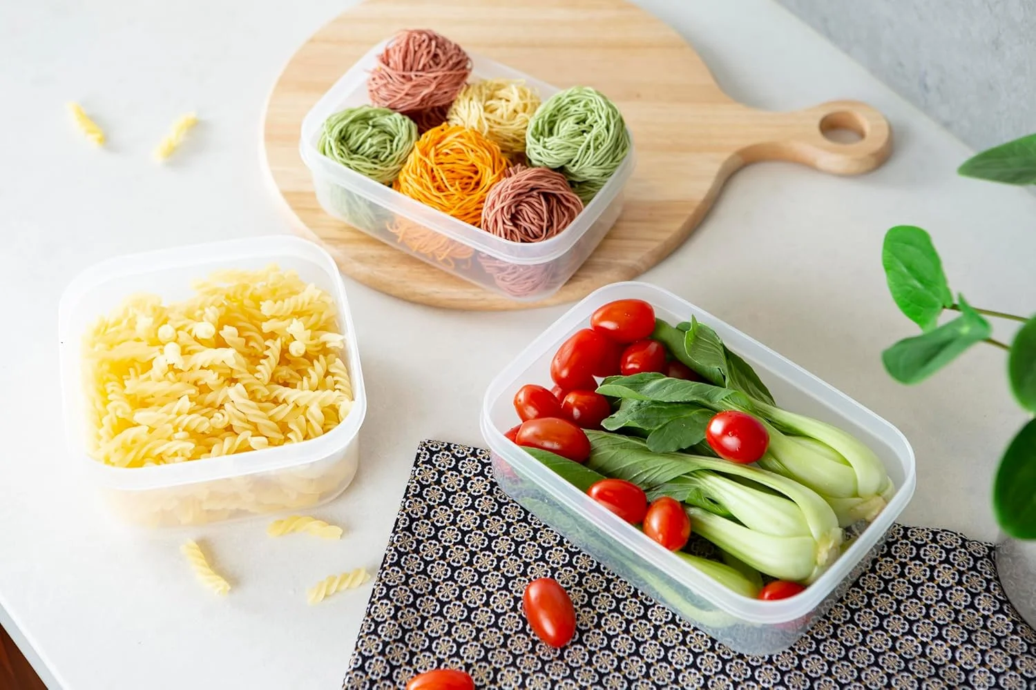 Inochi Food Storage Container Set 3pcs (500-1000-2000ML)|Store and Preserve Food, Pack Lunch, Kitchen Organizer Freezer, Microwave & Dishwasher Safe Reusable Food Storage-Assorted colors Inochi Food Storage Container Set 3pcs (500-1000-2000ML)|Store and Preserve Food, Pack Lunch, Kitchen Organizer Freezer, Microwave & Dishwasher Safe Reusable Food Storage-Assorted colors