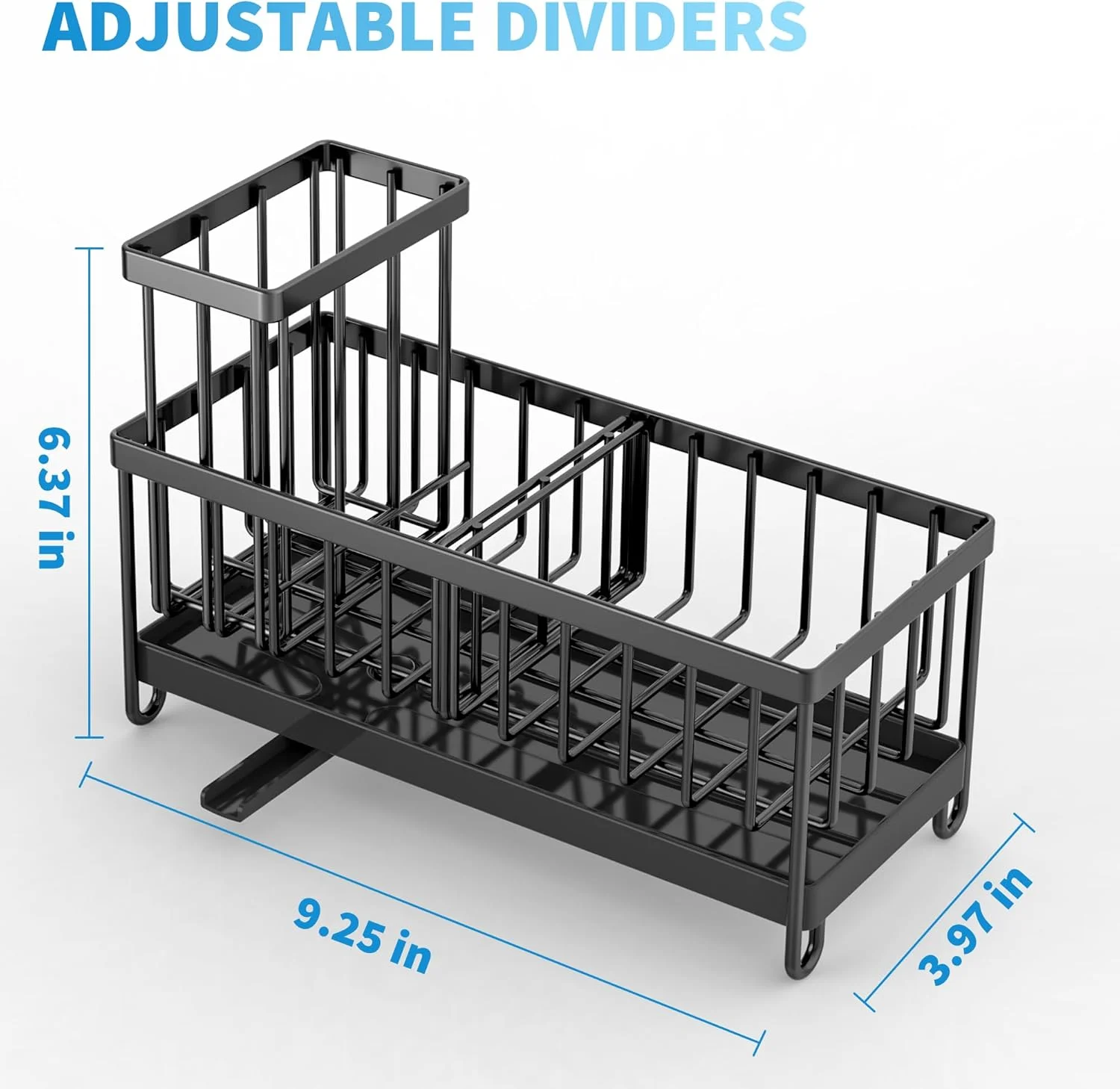 جا اسکاچی سینک ظرفشویی Cisily، سبد سینک با جای برس بلند، سازمان دهنده ضد زنگ استیل 304، جداکننده سازمان دهنده ظروف، محل نگهداری مایع ظرفشویی جا اسکاچی سینک ظرفشویی Cisily، سبد سینک با جای برس بلند، سازمان دهنده ضد زنگ استیل 304، جداکننده سازمان دهنده ظروف، محل نگهداری مایع ظرفشویی