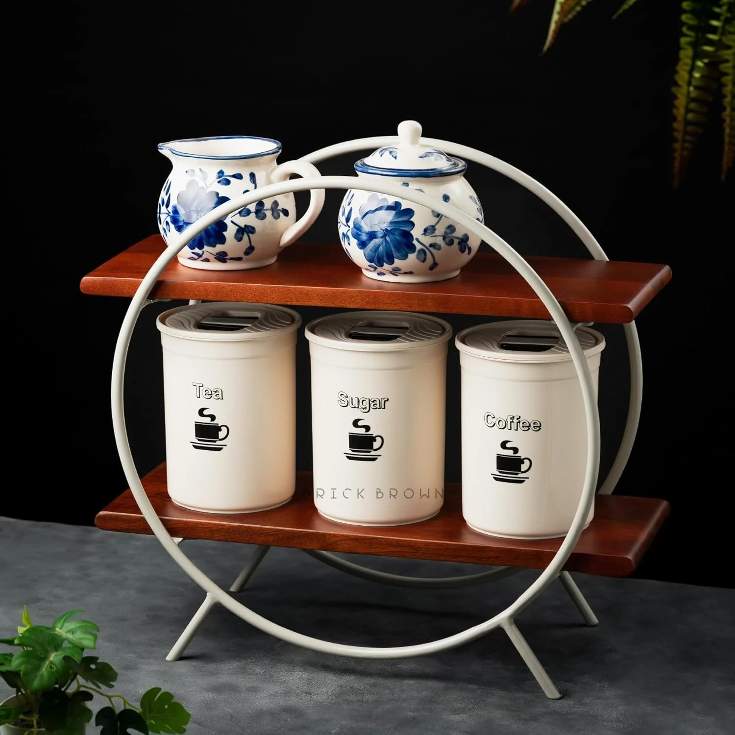 قفسه ارگانایزر/نگهدارنده وسایل منزل و آشپزخانه دایره ای ممتاز آجری رنگ، قفسه ادویه، ارگانایزر چوبی رومیزی مناسب برای دفتر، اتاق خواب | ابعاد 40.5 X 16.5 X 36.8 سانتی متر (ماهاگونی، بژ) قفسه ارگانایزر/نگهدارنده وسایل منزل و آشپزخانه دایره ای ممتاز آجری رنگ، قفسه ادویه، ارگانایزر چوبی رومیزی مناسب برای دفتر، اتاق خواب | ابعاد 40.5 X 16.5 X 36.8 سانتی متر (ماهاگونی، بژ)