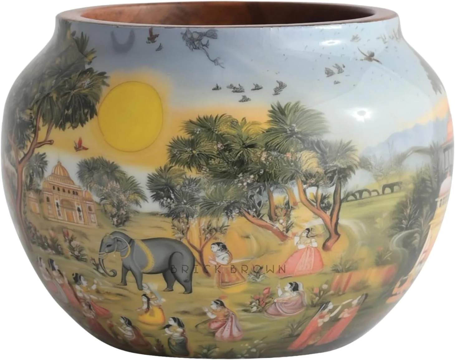 جا قاشقی چوبی ممتاز Brick Brown® مدل Saga، استند قاشق چنگال برای آشپزخانه | جا قاشقی برای میز غذاخوری | استند نگهدارنده چوبی با قسمت جداشدنی (14.5x14.5x11.4 سانتی متر) جا قاشقی چوبی ممتاز Brick Brown® مدل Saga، استند قاشق چنگال برای آشپزخانه | جا قاشقی برای میز غذاخوری | استند نگهدارنده چوبی با قسمت جداشدنی (14.5x14.5x11.4 سانتی متر)